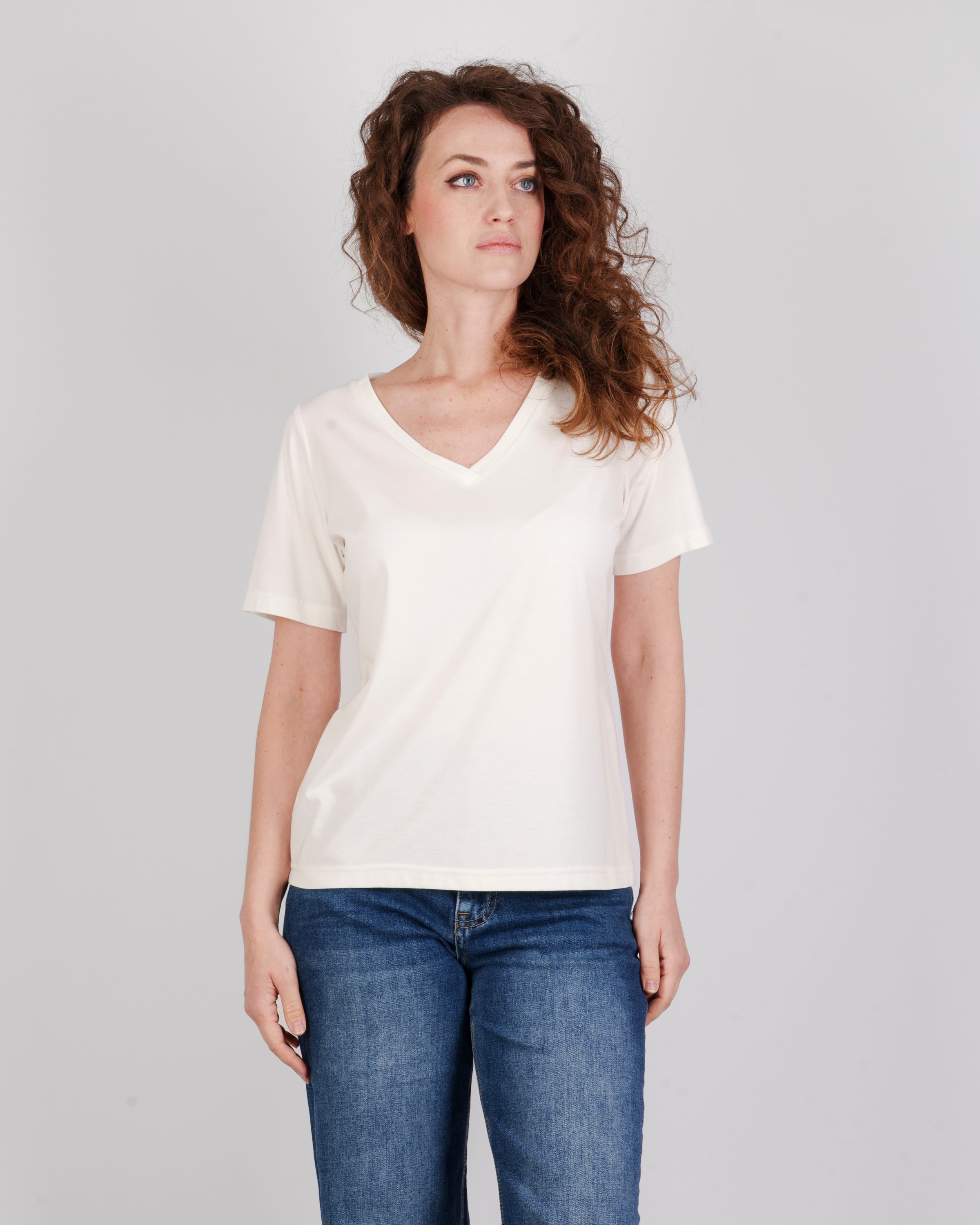 T-shirt M/M scoillo a V soft 4043/3