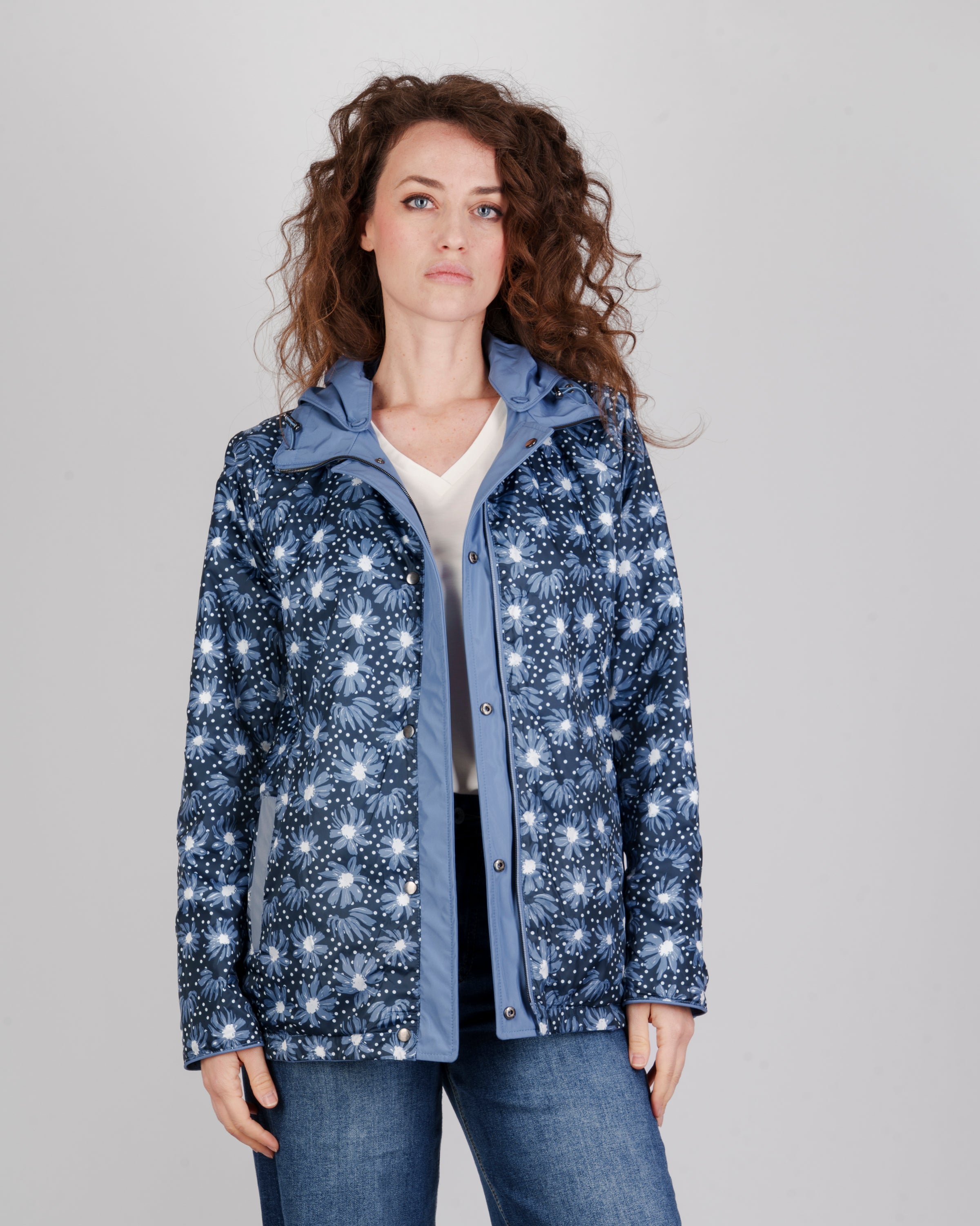 Giubbino zip e bottoni reversibile GIULIANA