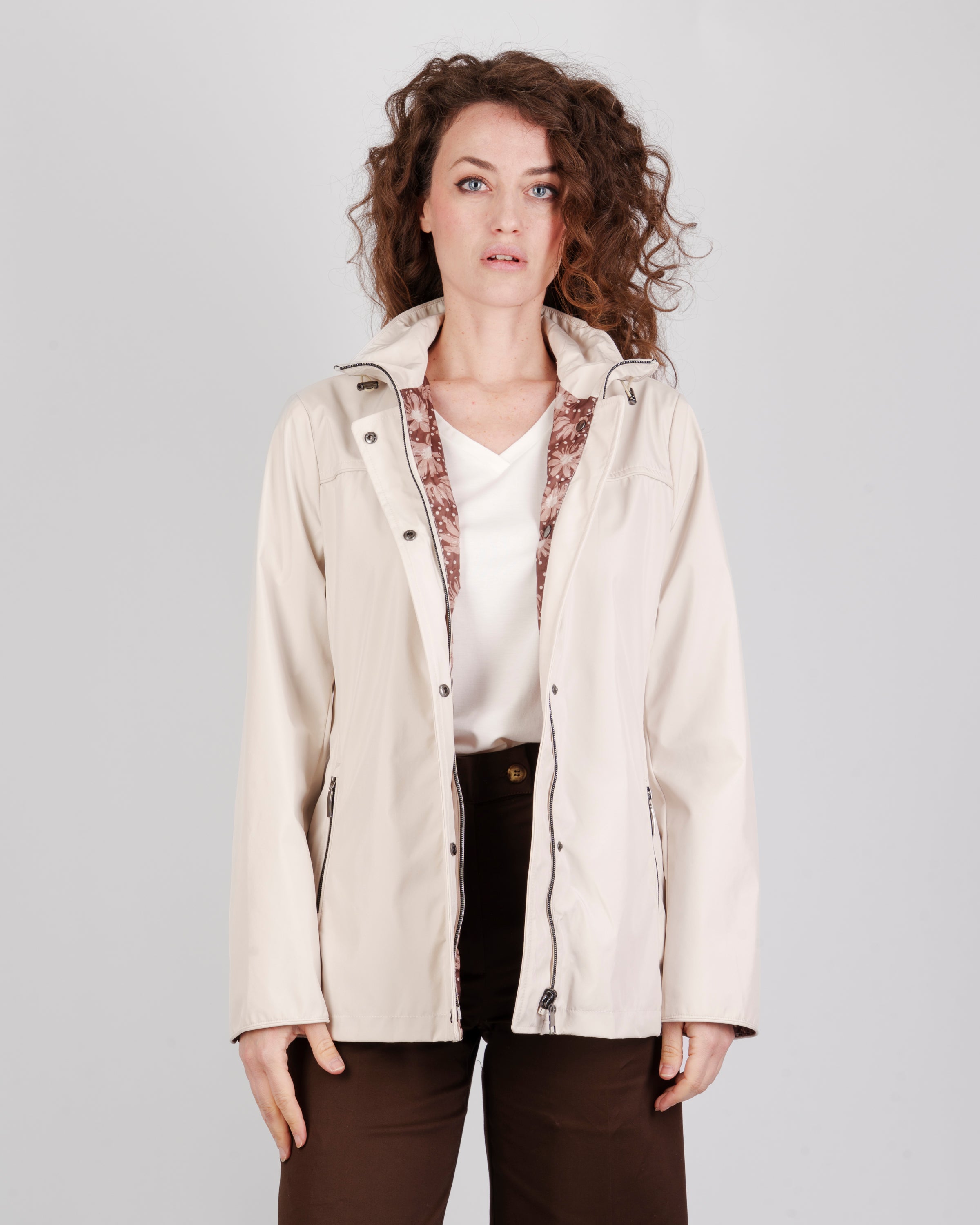 Giubbino zip e bottoni reversibile GIULIANA