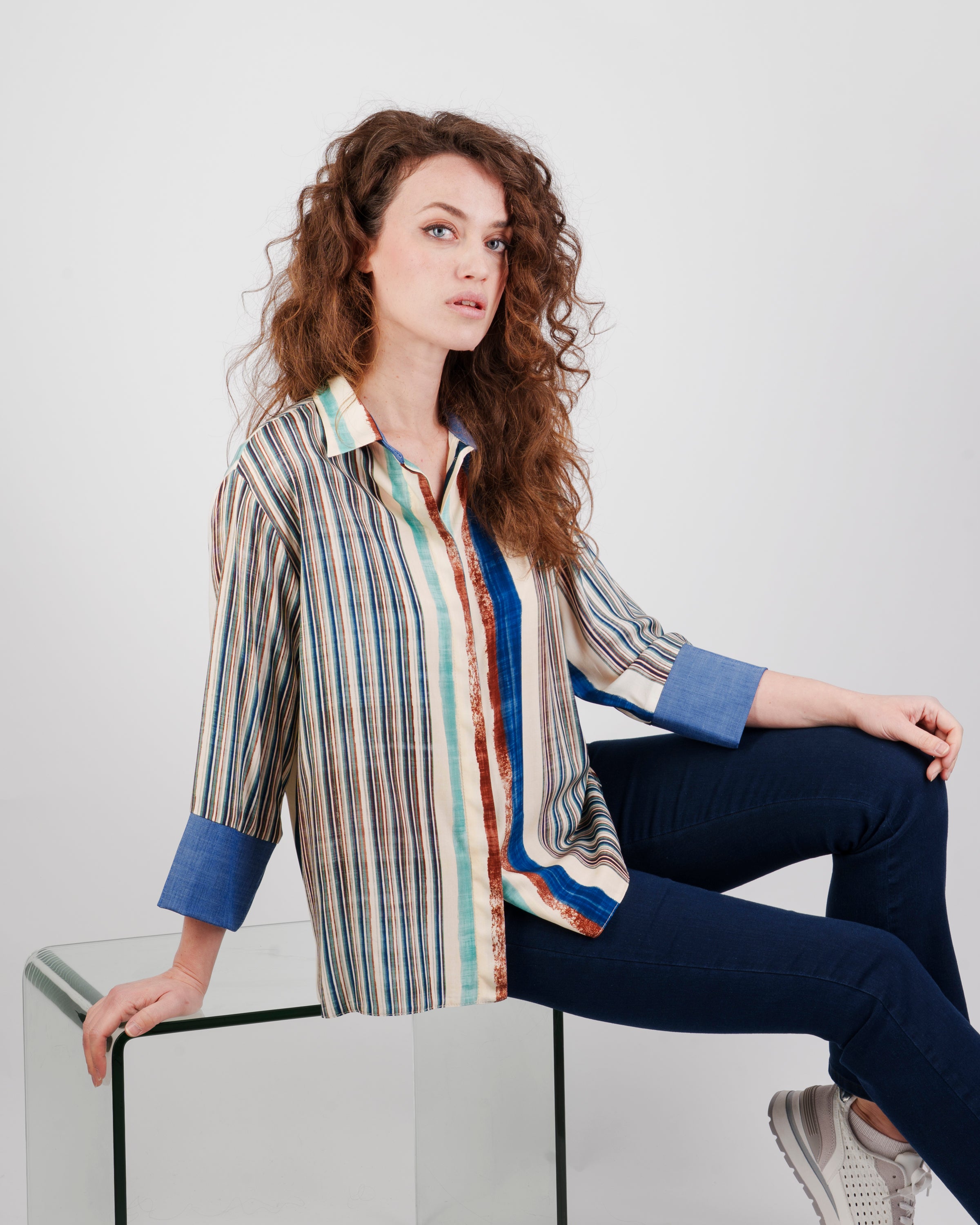 Camicia polso jeans DS 1366