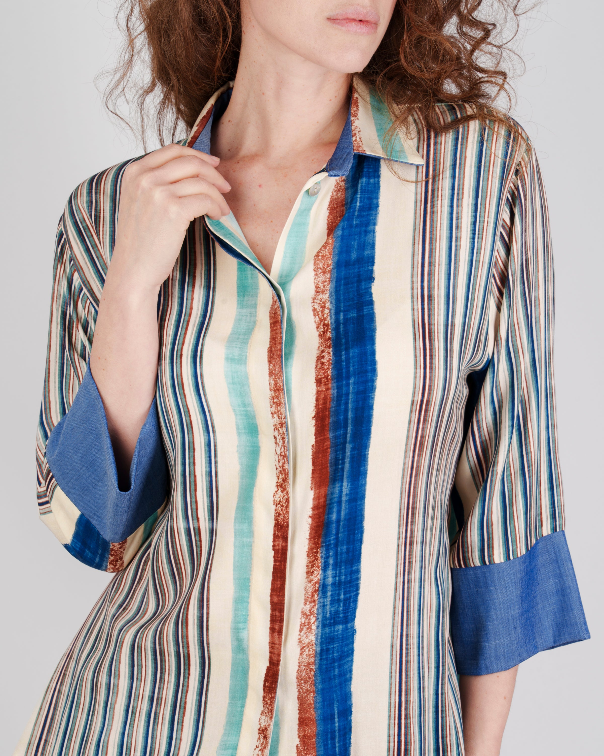 Camicia polso jeans DS 1366