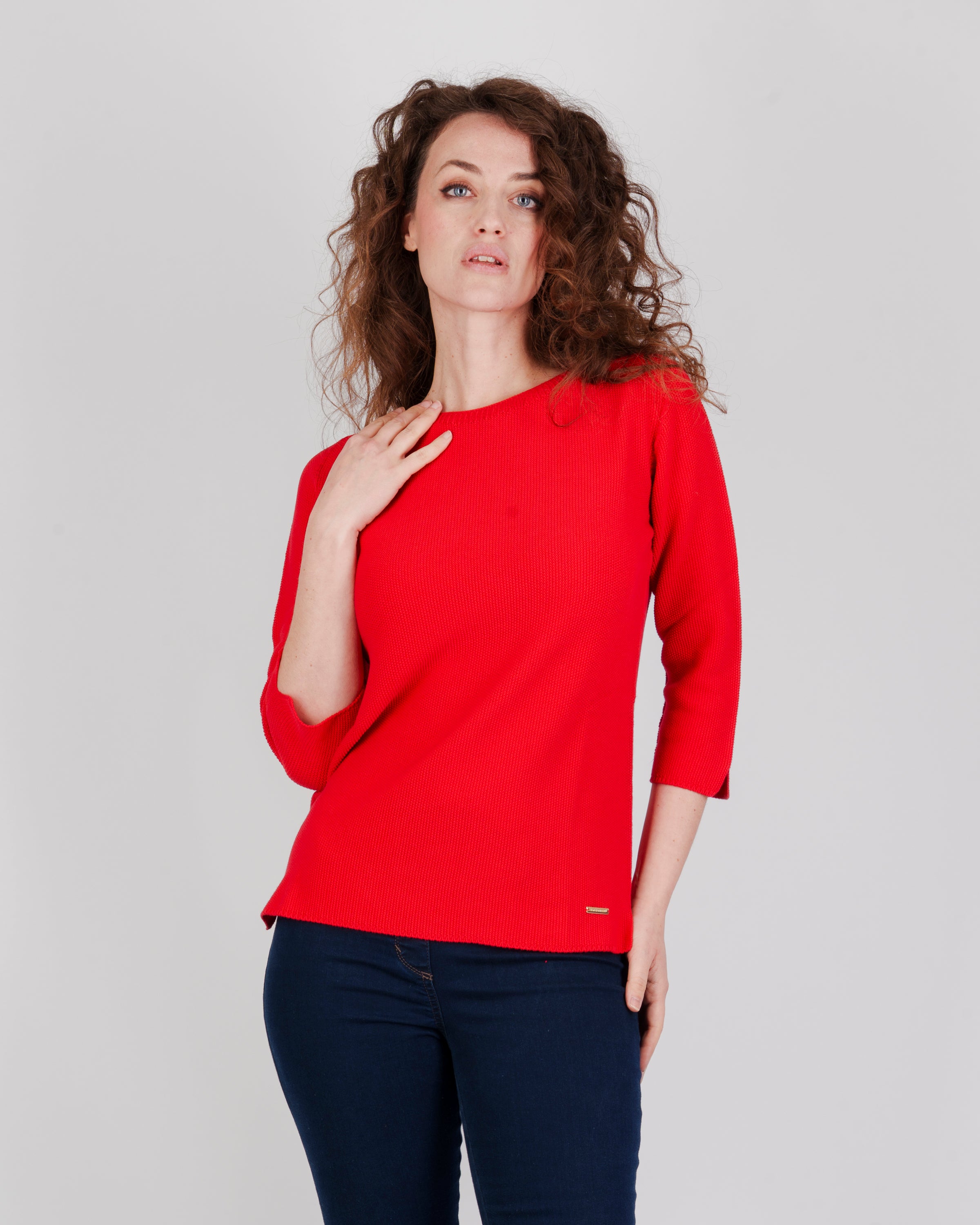 Maglia giro in cotone CHICCO RISO EST