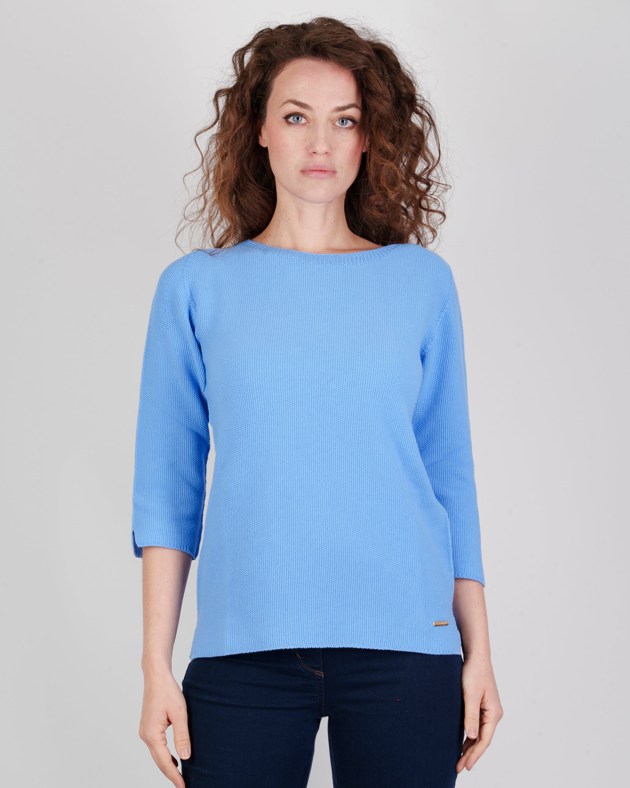 Maglia giro in cotone CHICCO RISO EST
