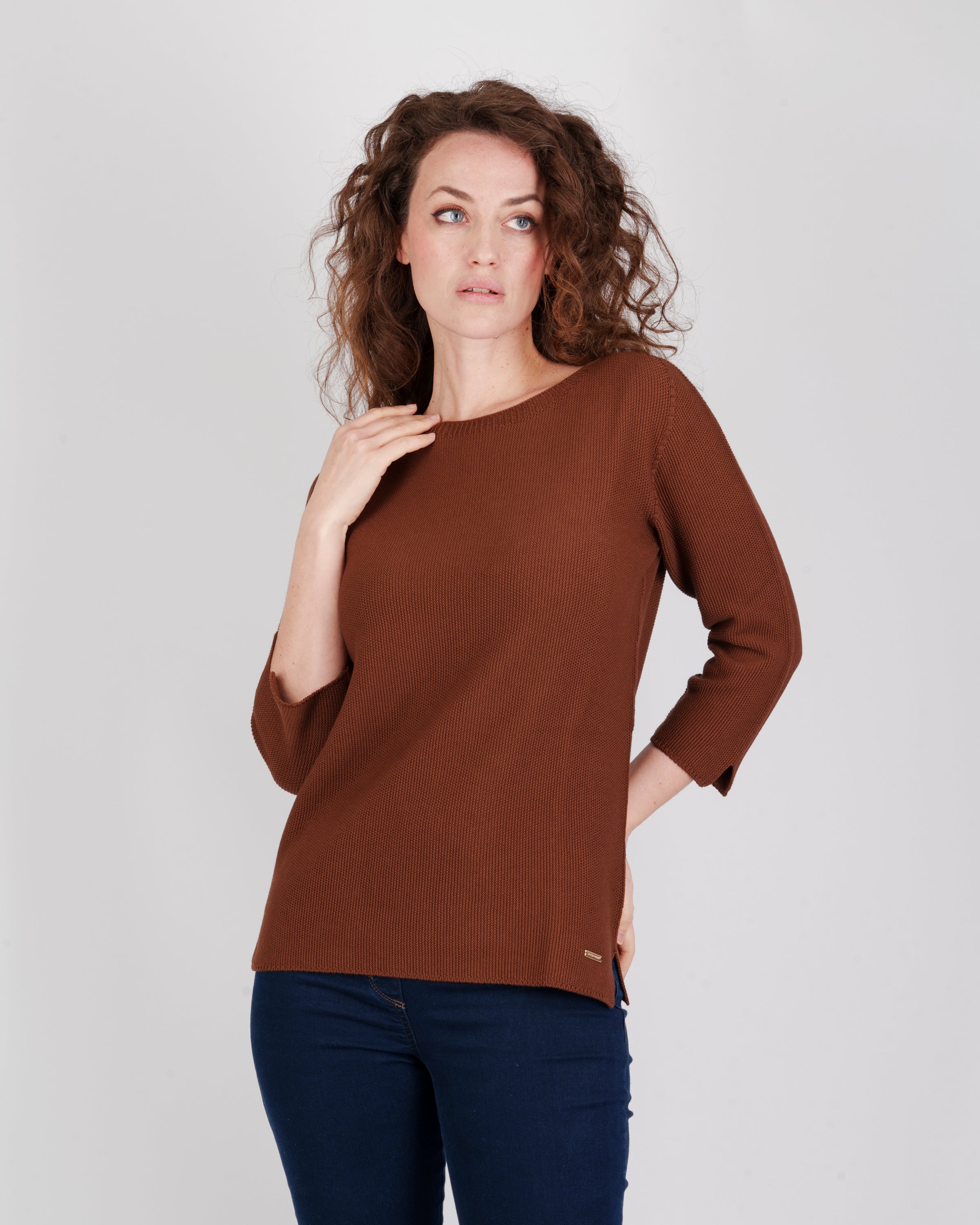 Maglia giro in cotone CHICCO RISO EST