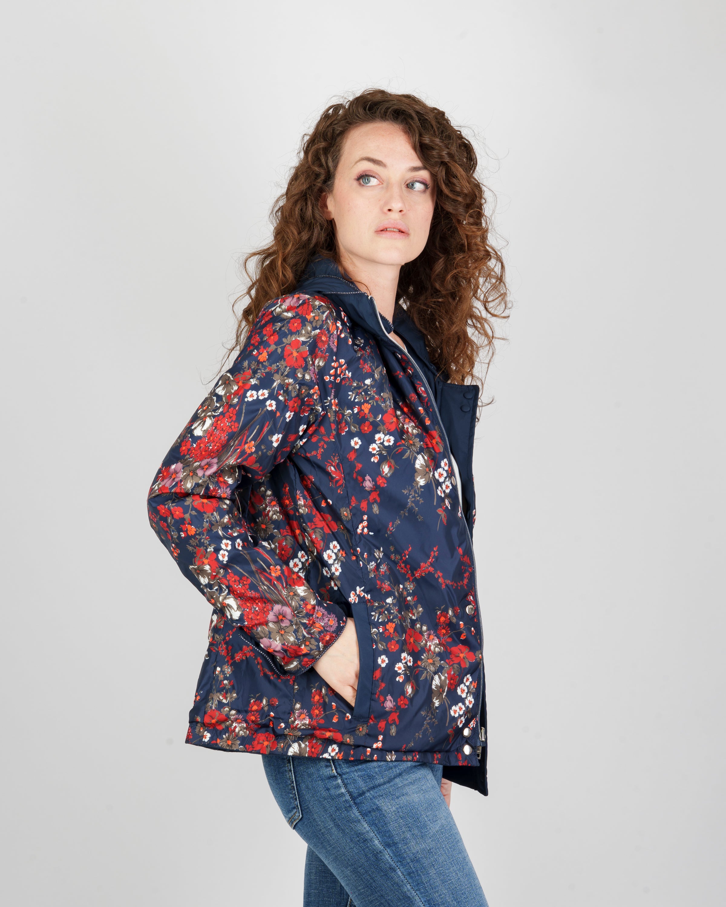 Giacchino reversibile zip e bottoni GRETA