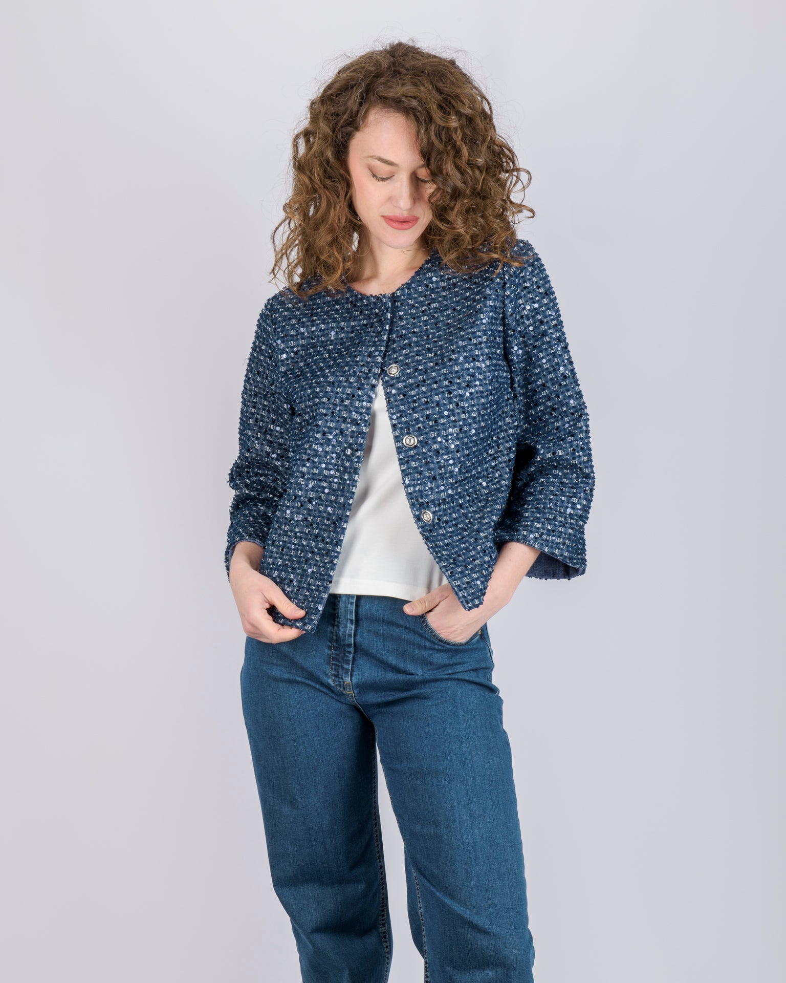 Giacca jeans chanel DS0975