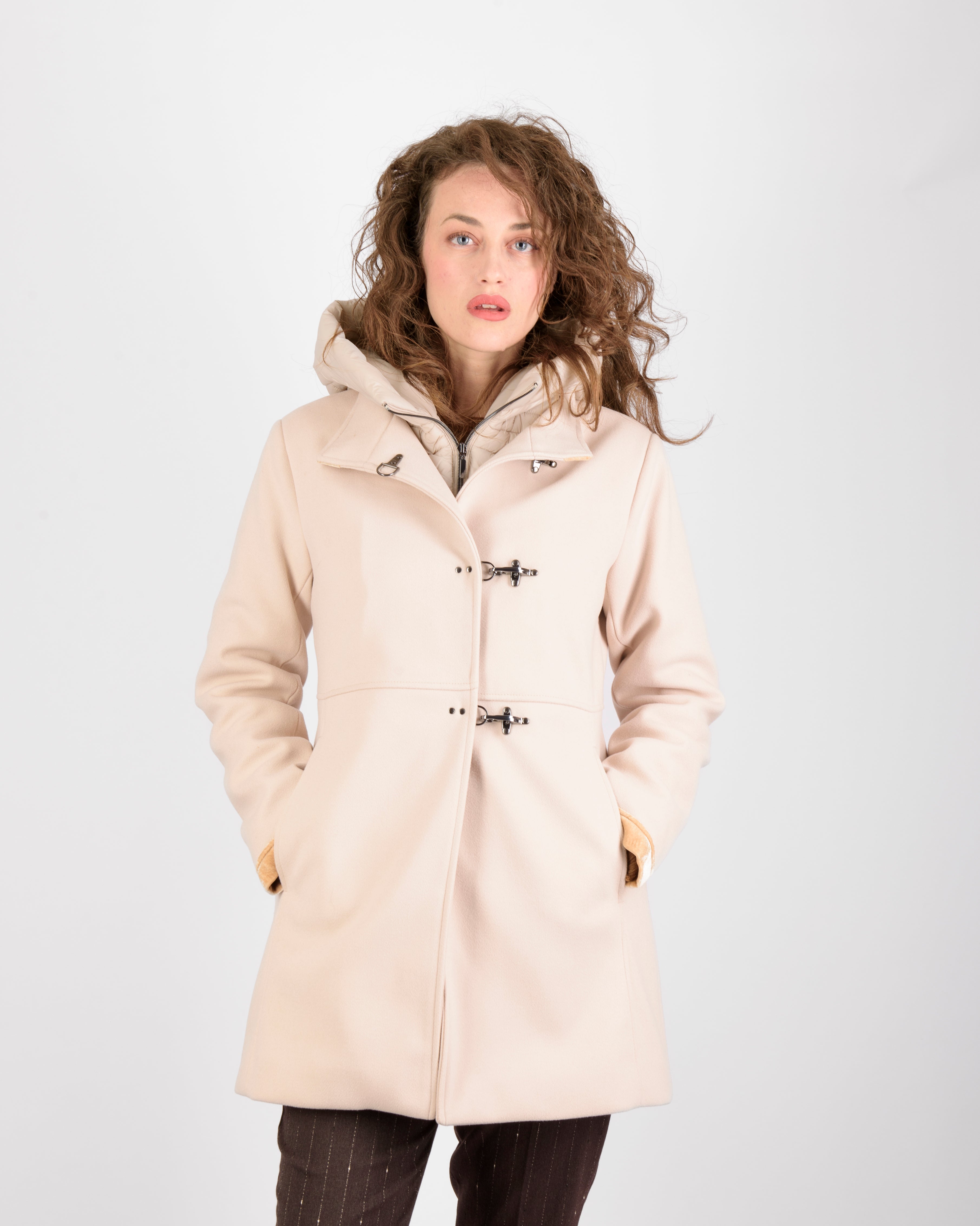 Cappotto con ganci e imbottitura staccabile FANNY