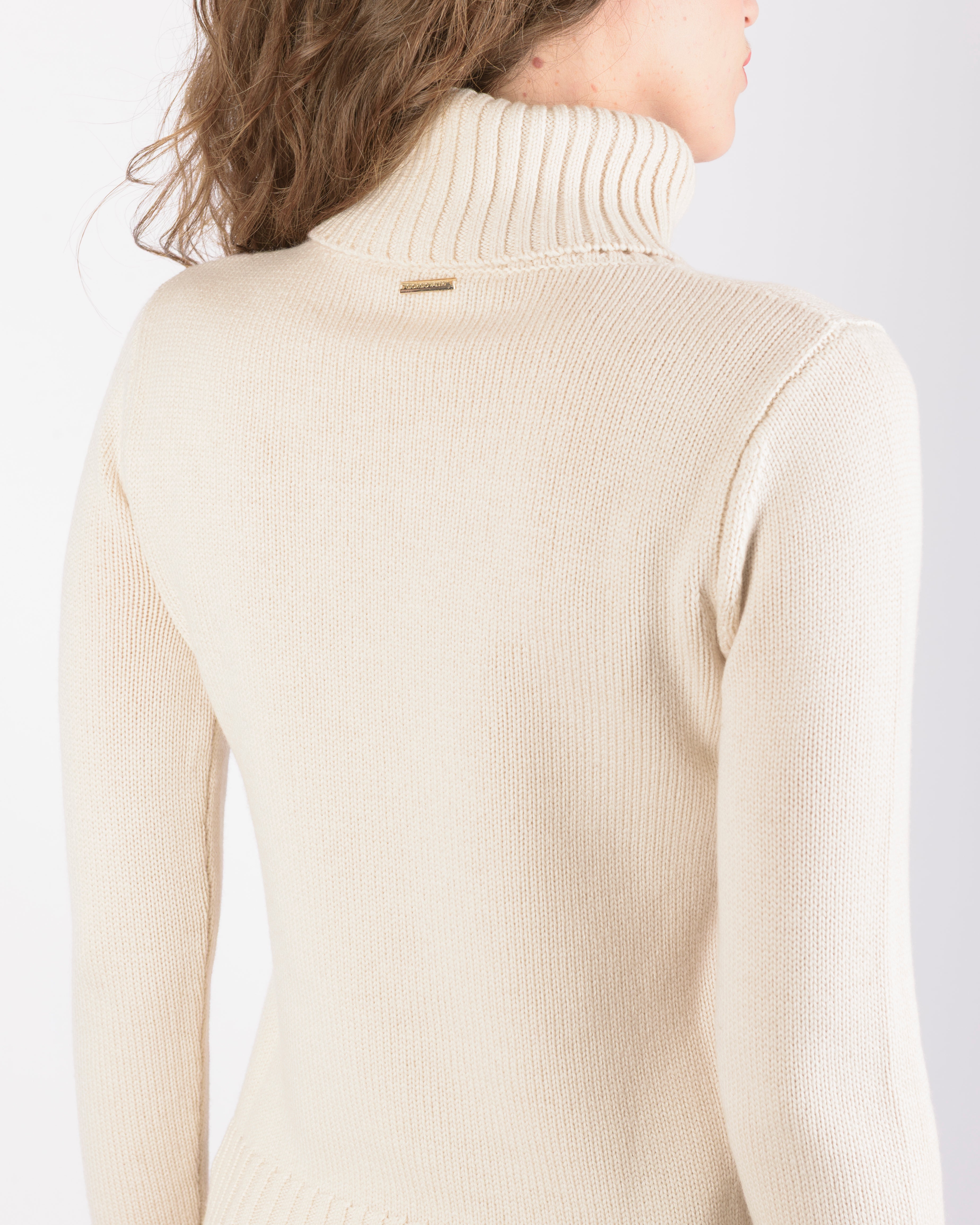 Maglia dolcevita rasata pura lana KN 04