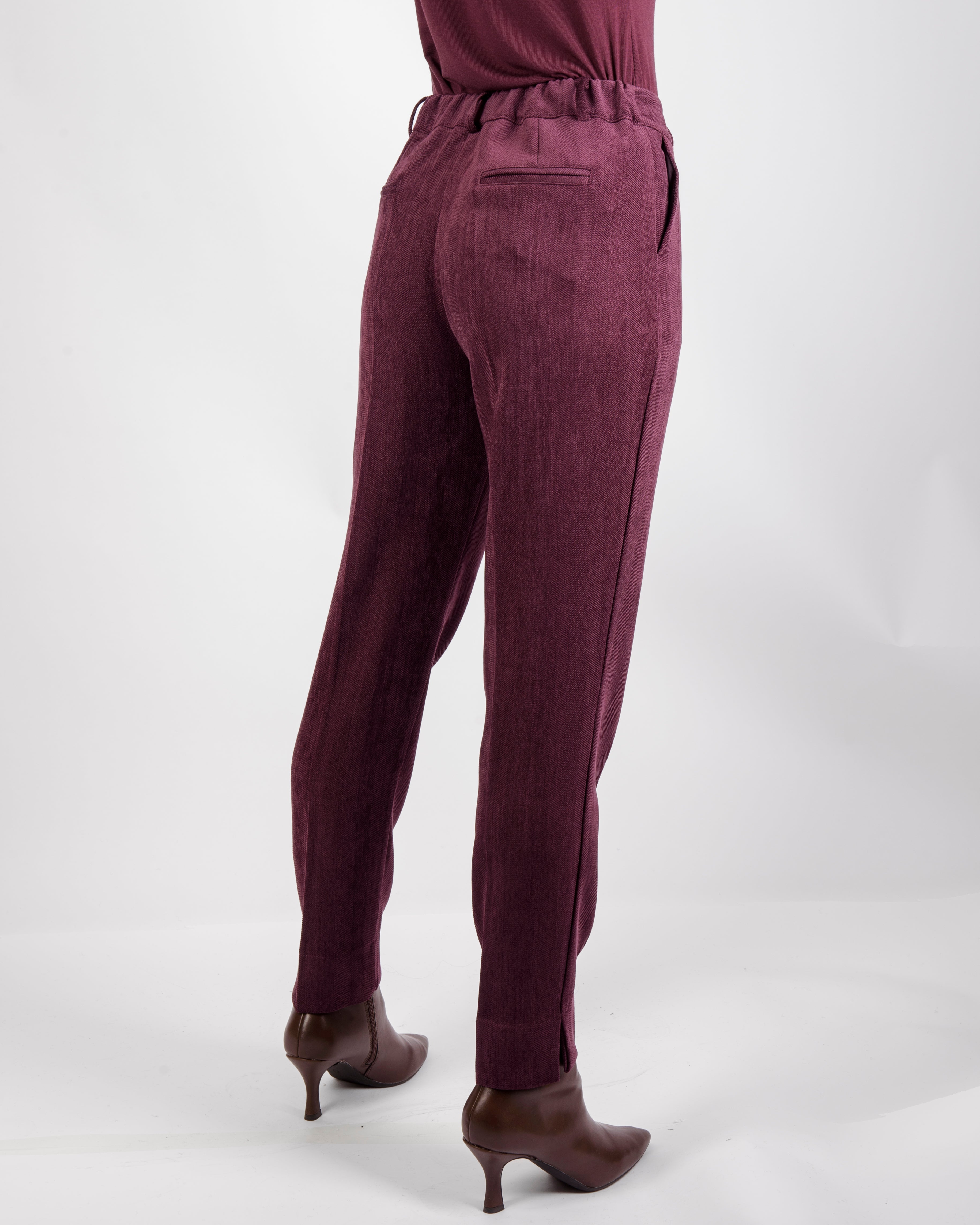 Pantalone trama spigata tasca a filo H121/33