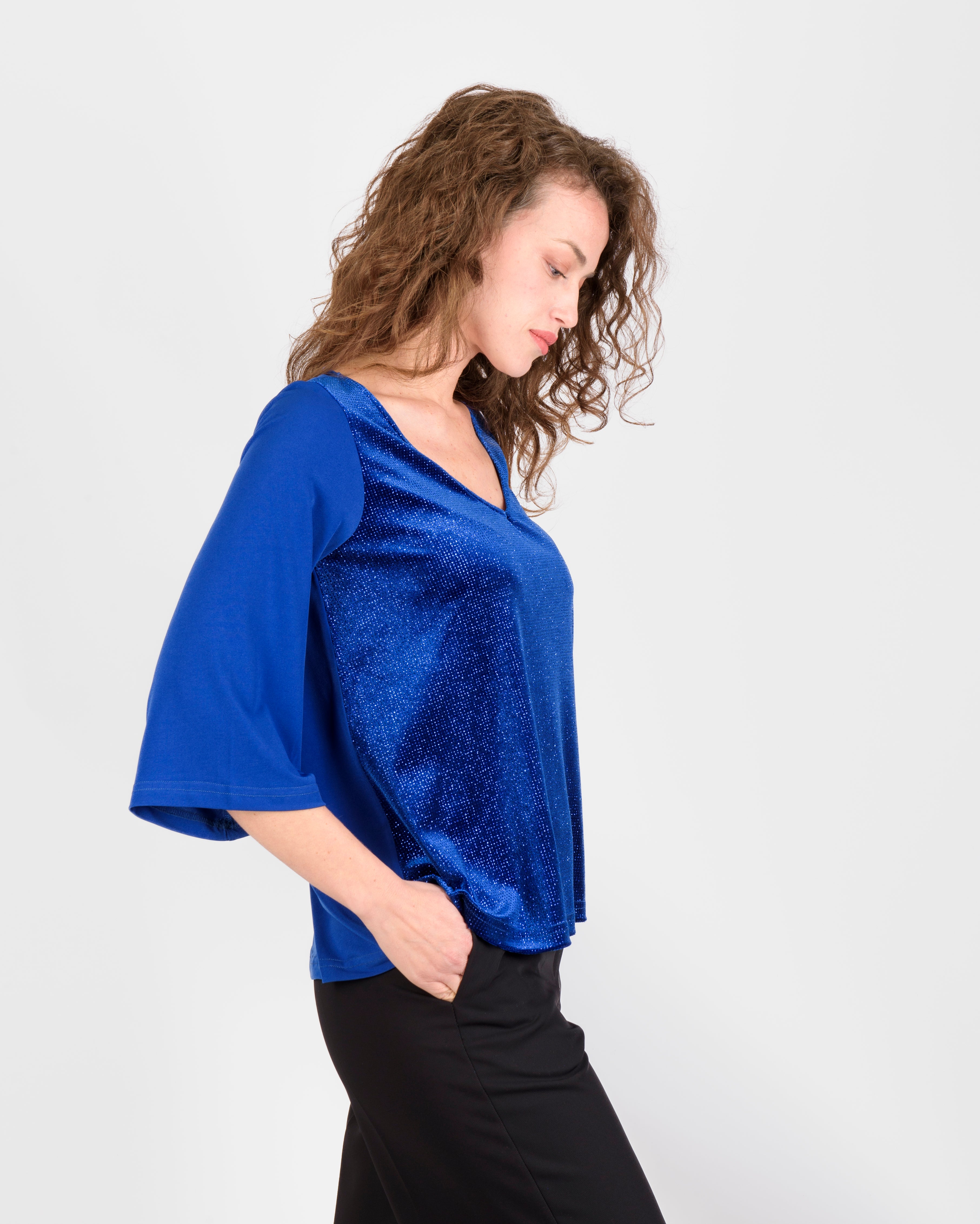 Maglia multistrass elegante C519