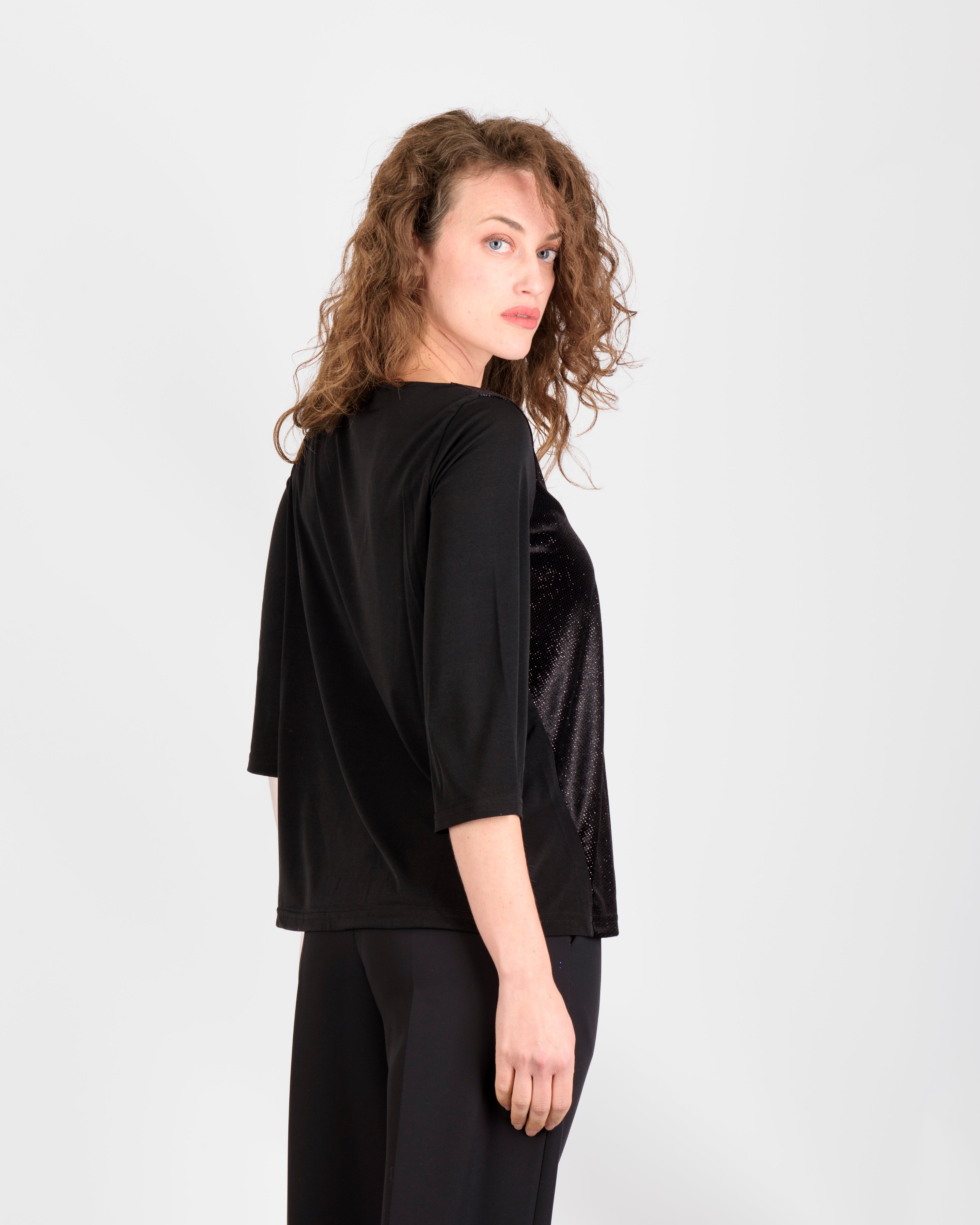 Maglia multistrass elegante C519