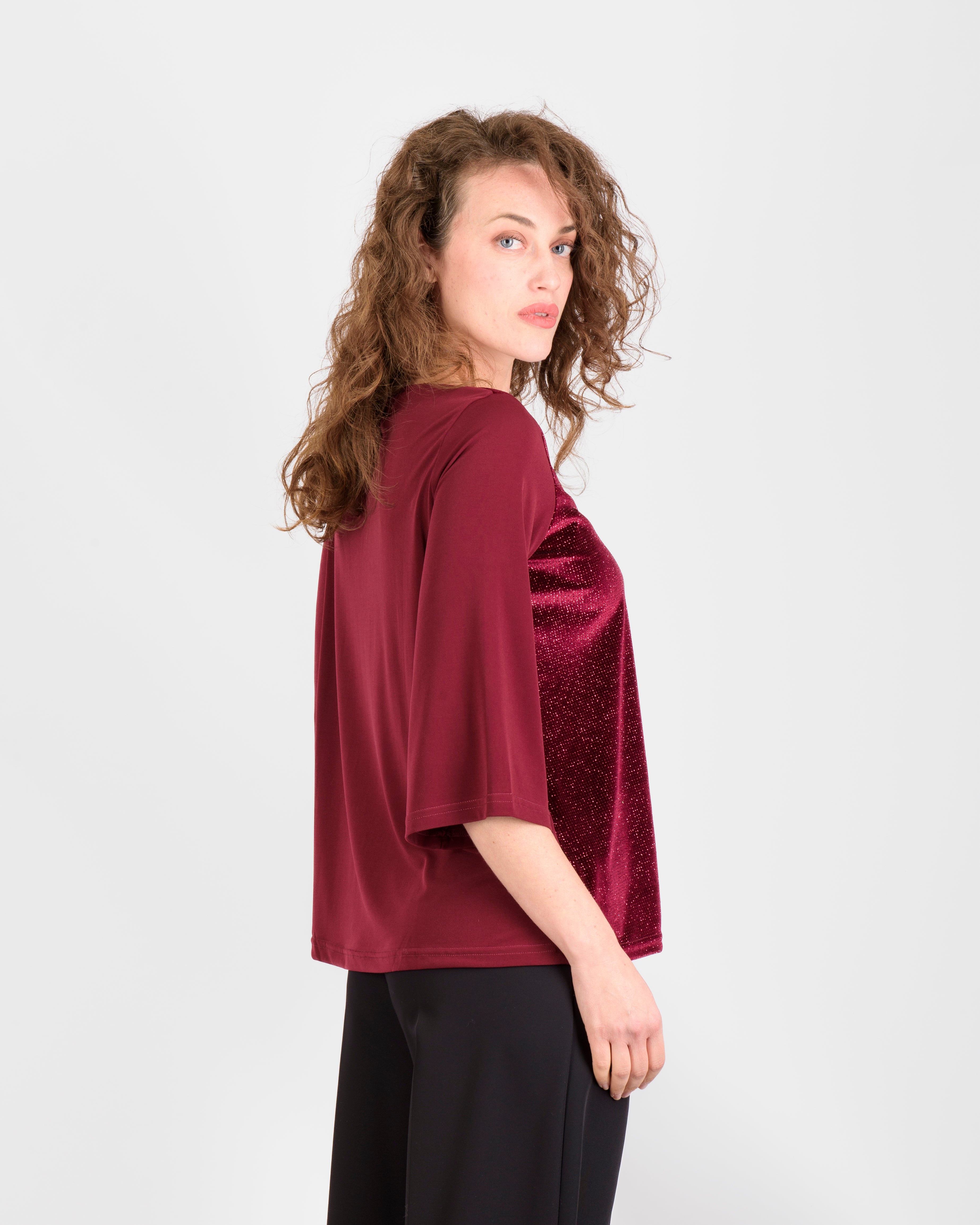 Maglia multistrass elegante C519