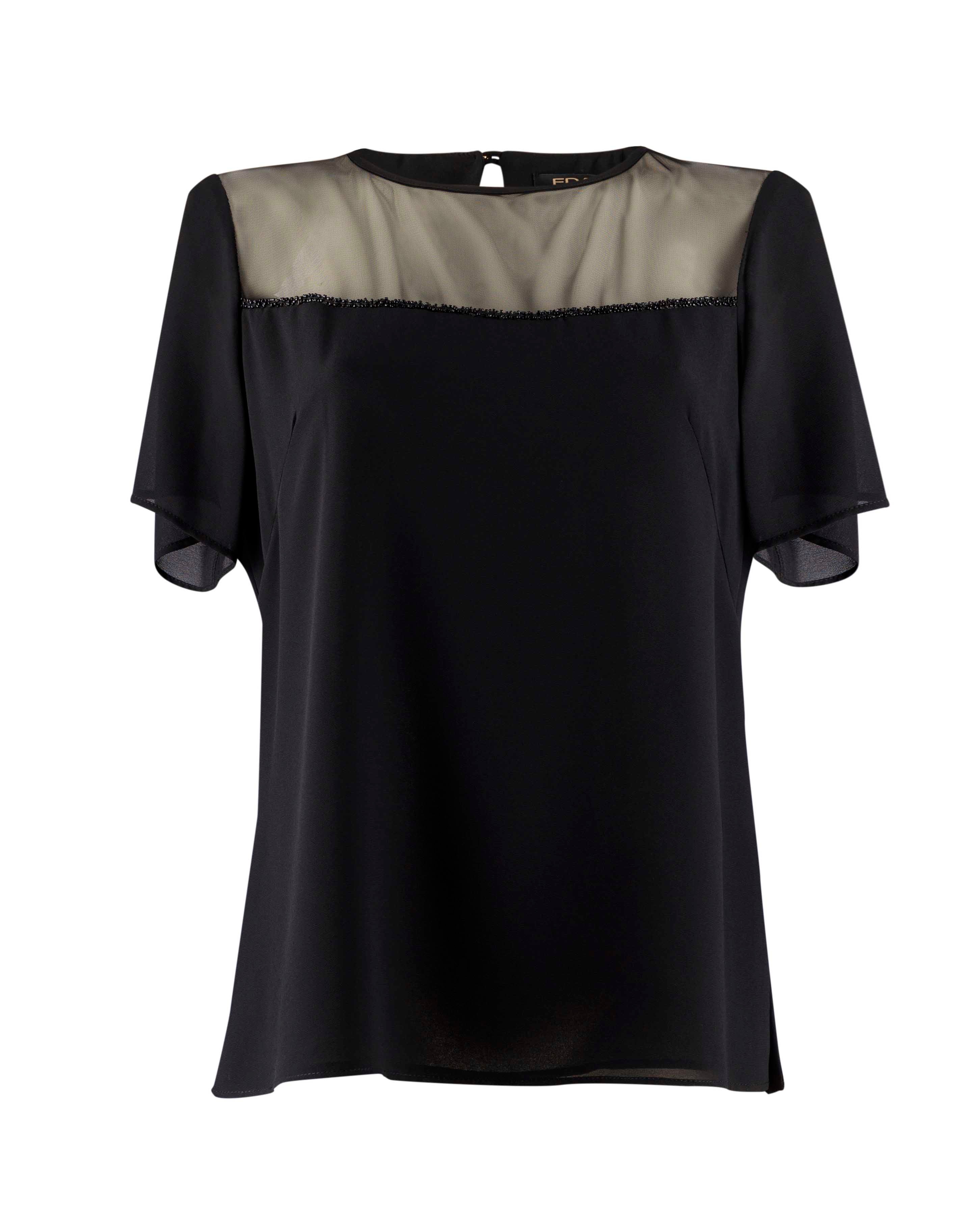 Casacca con perline e tulle GHIRO