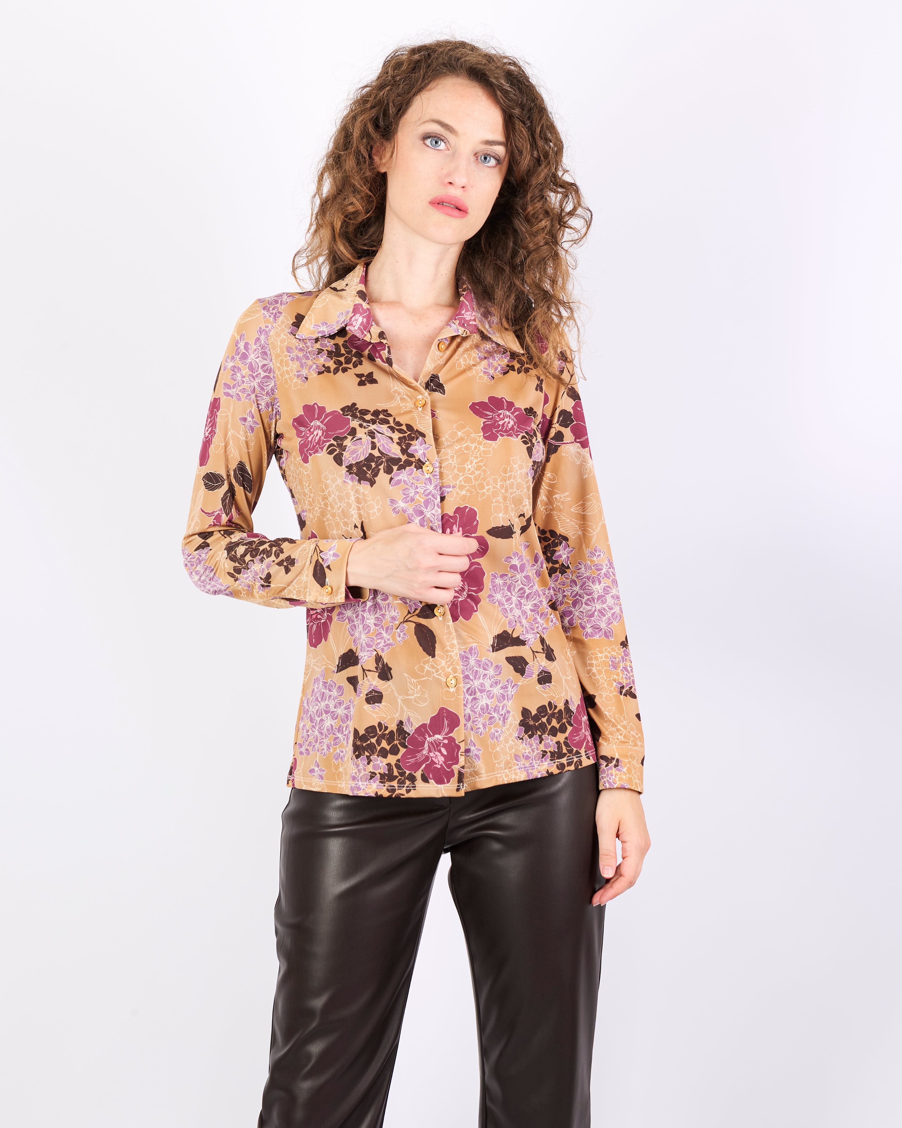 Camicia in jersey fantasia ATLANTA