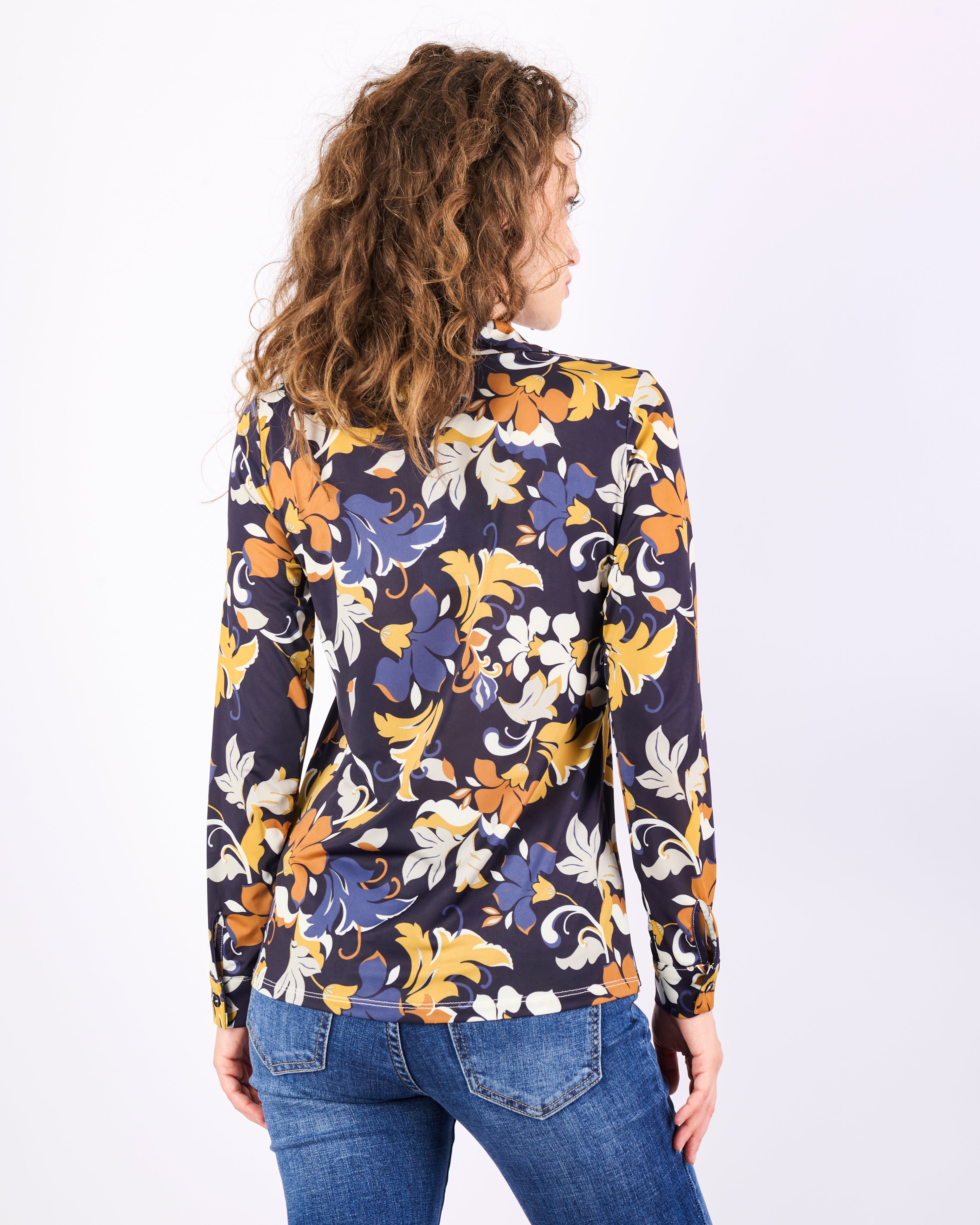 Camicia in jersey fantasia LAS VEGAS