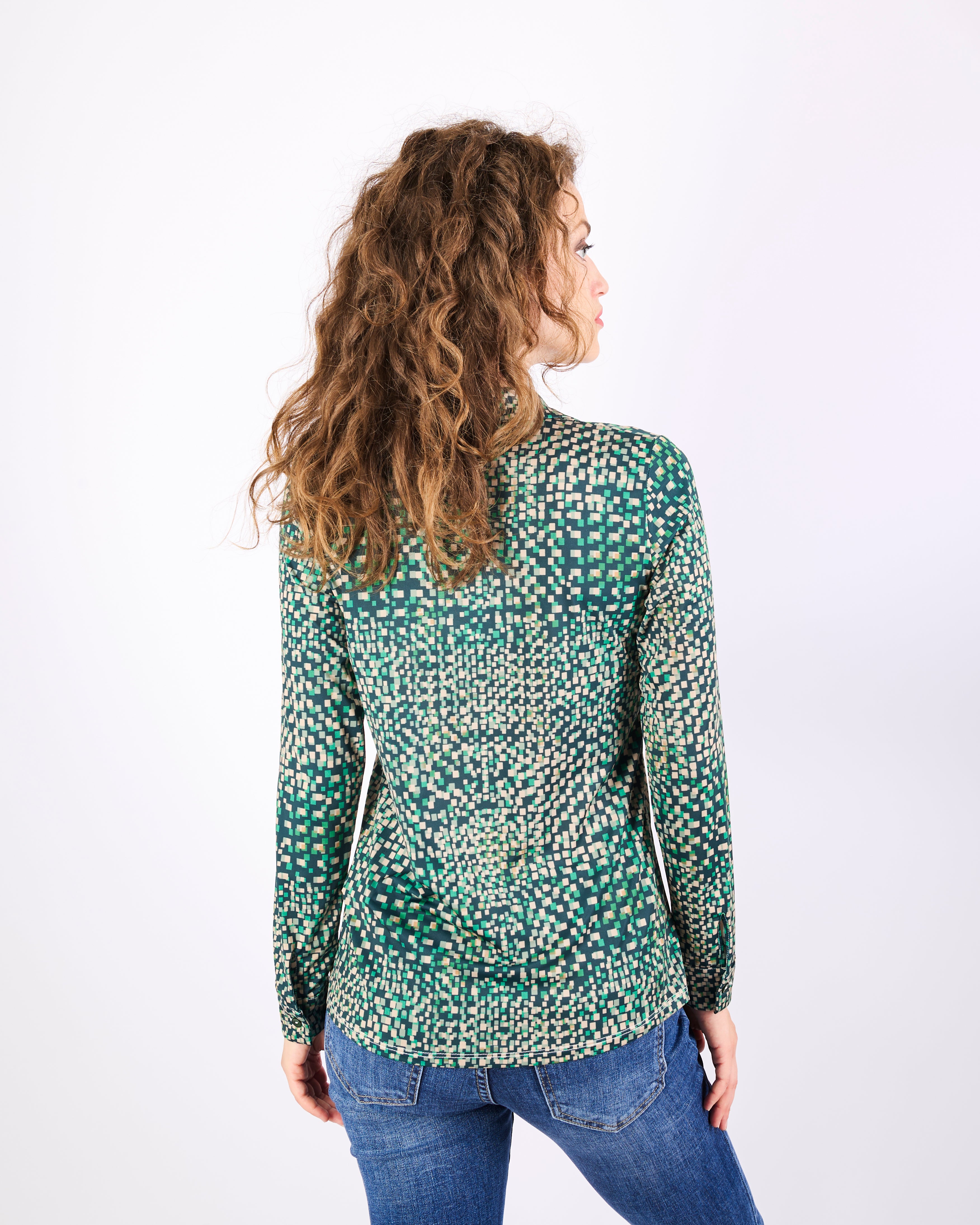 Camicia in jersey fantasia COLUMBIA