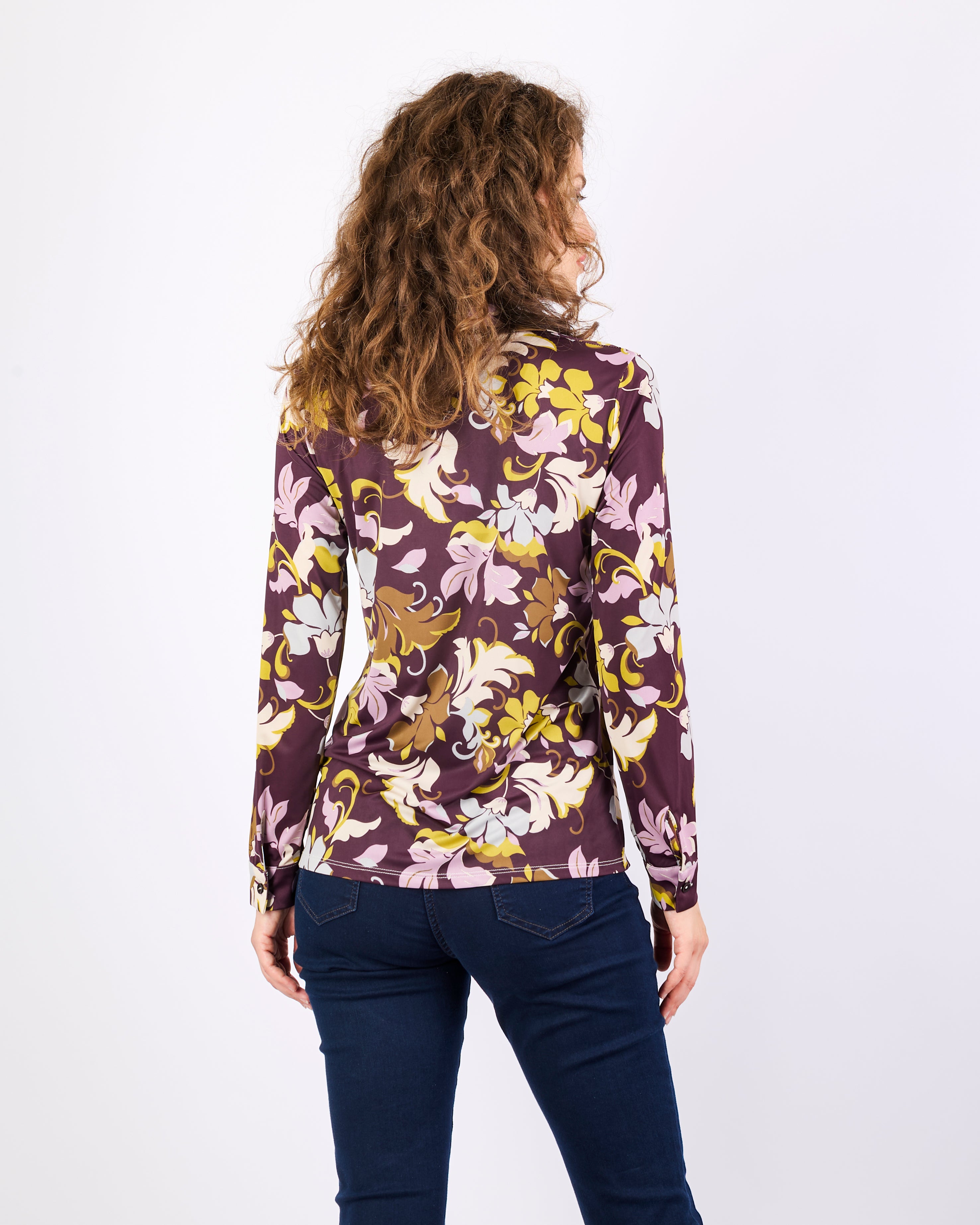 Camicia in jersey fantasia PORTLAND