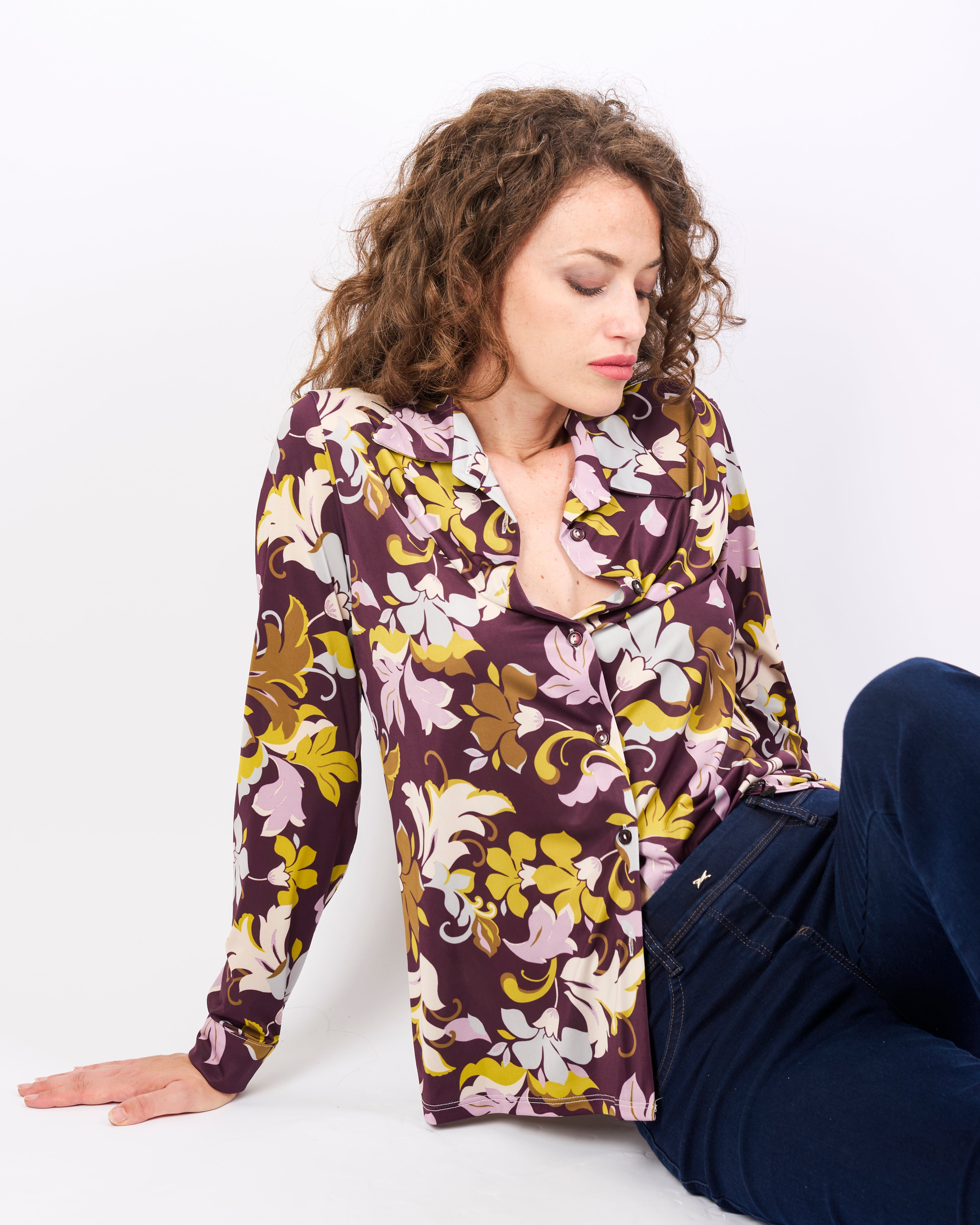 Camicia in jersey fantasia PORTLAND