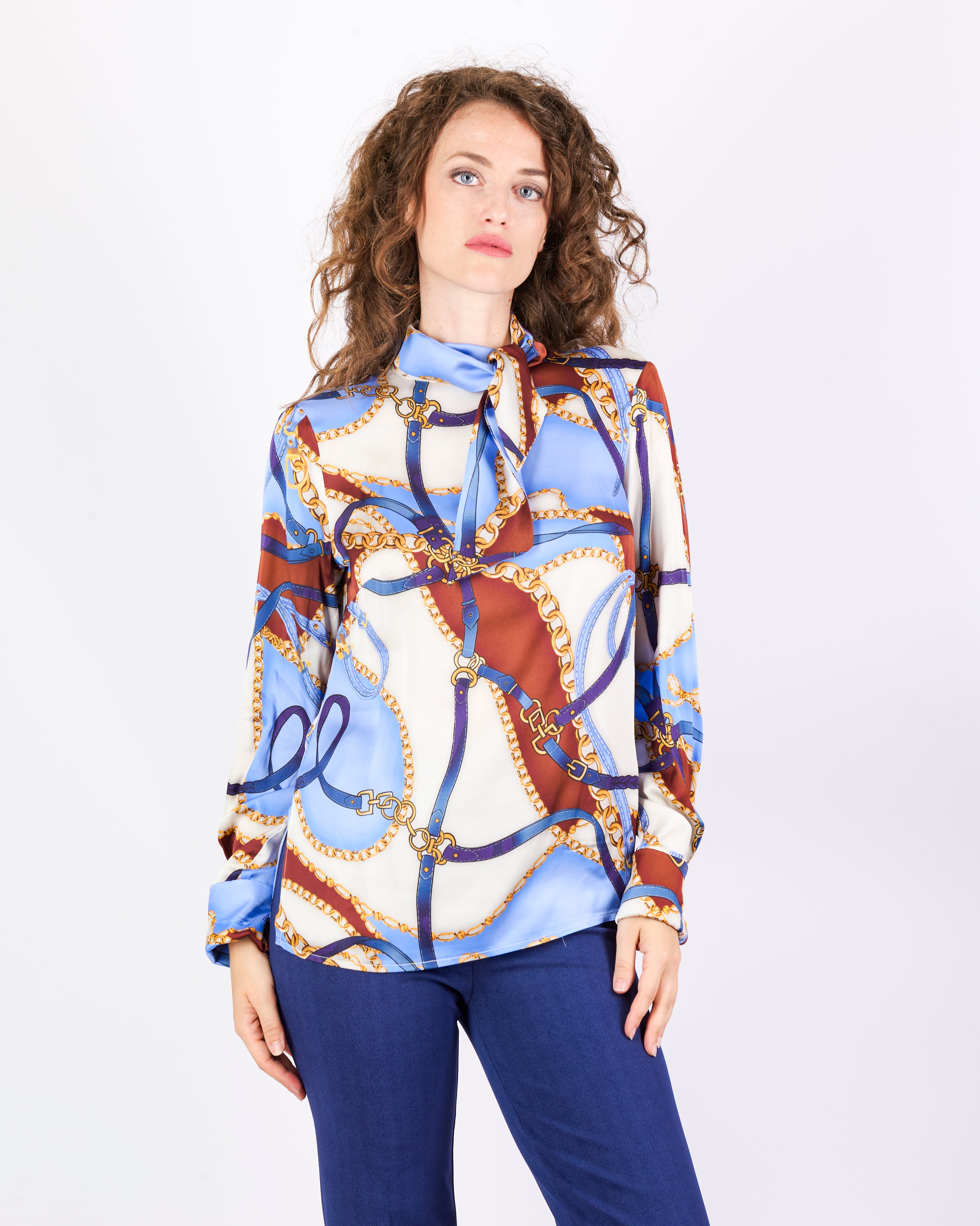 Casacca in viscosa fantasia CATENA