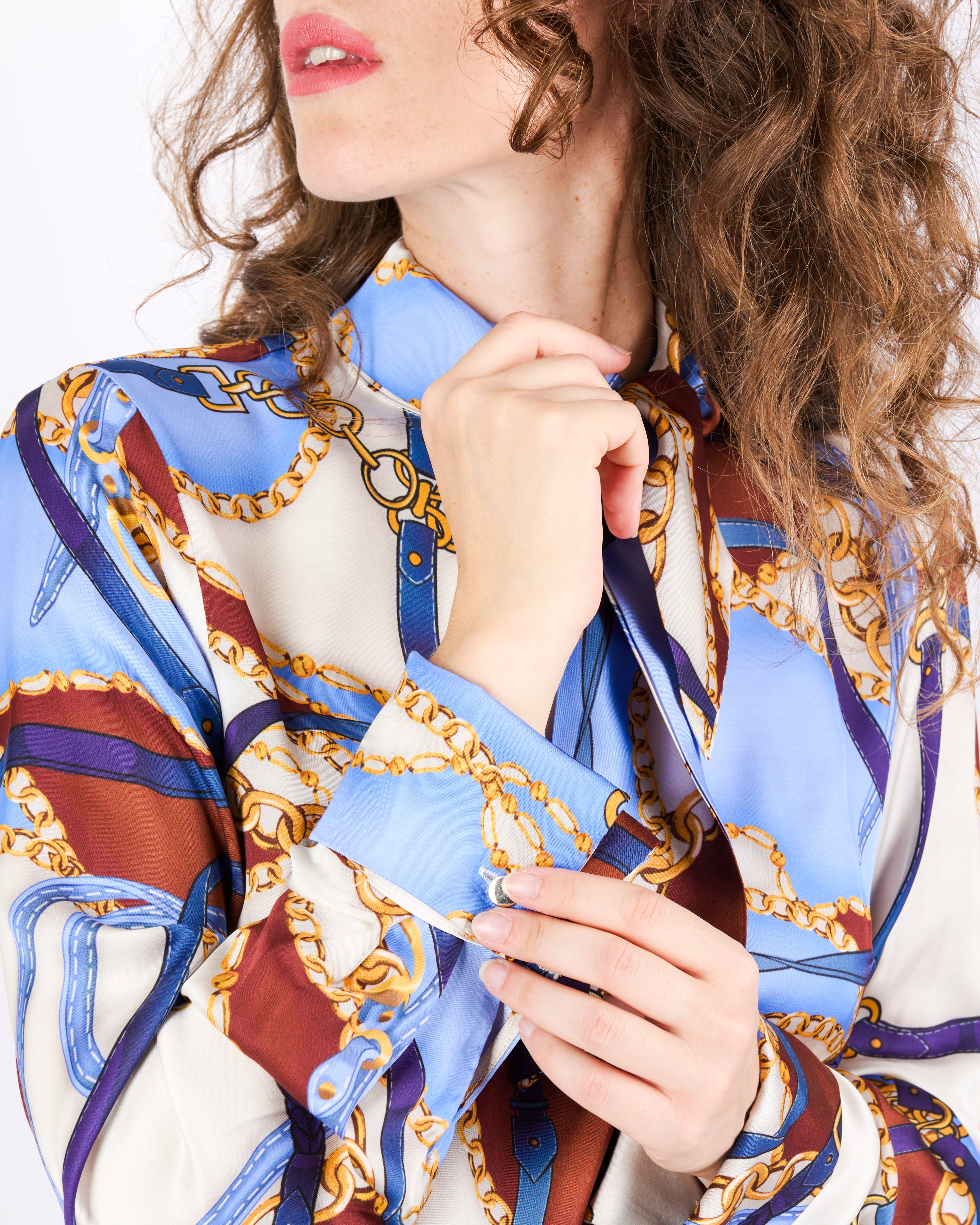 Casacca in viscosa fantasia CATENA