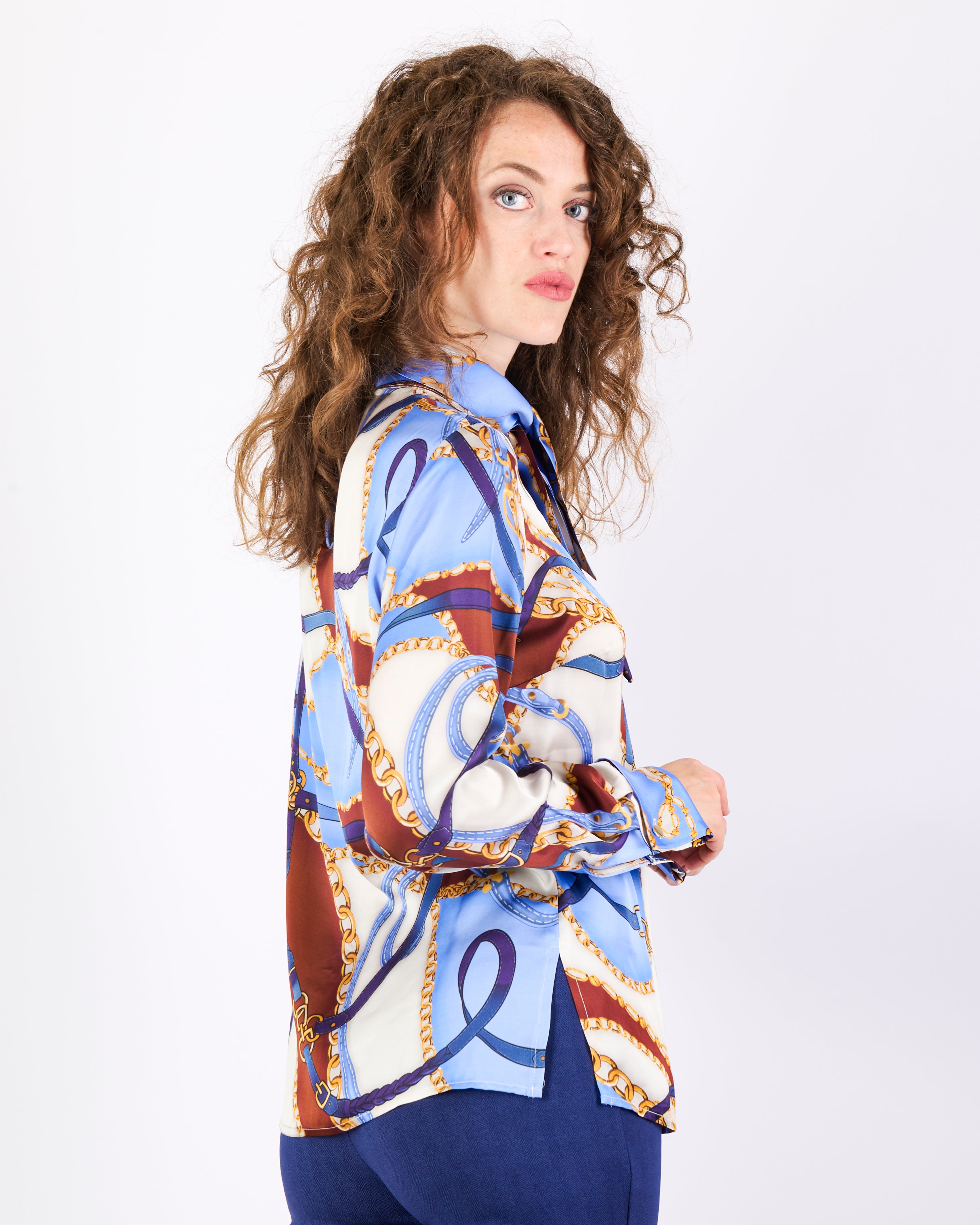 Casacca in viscosa fantasia CATENA