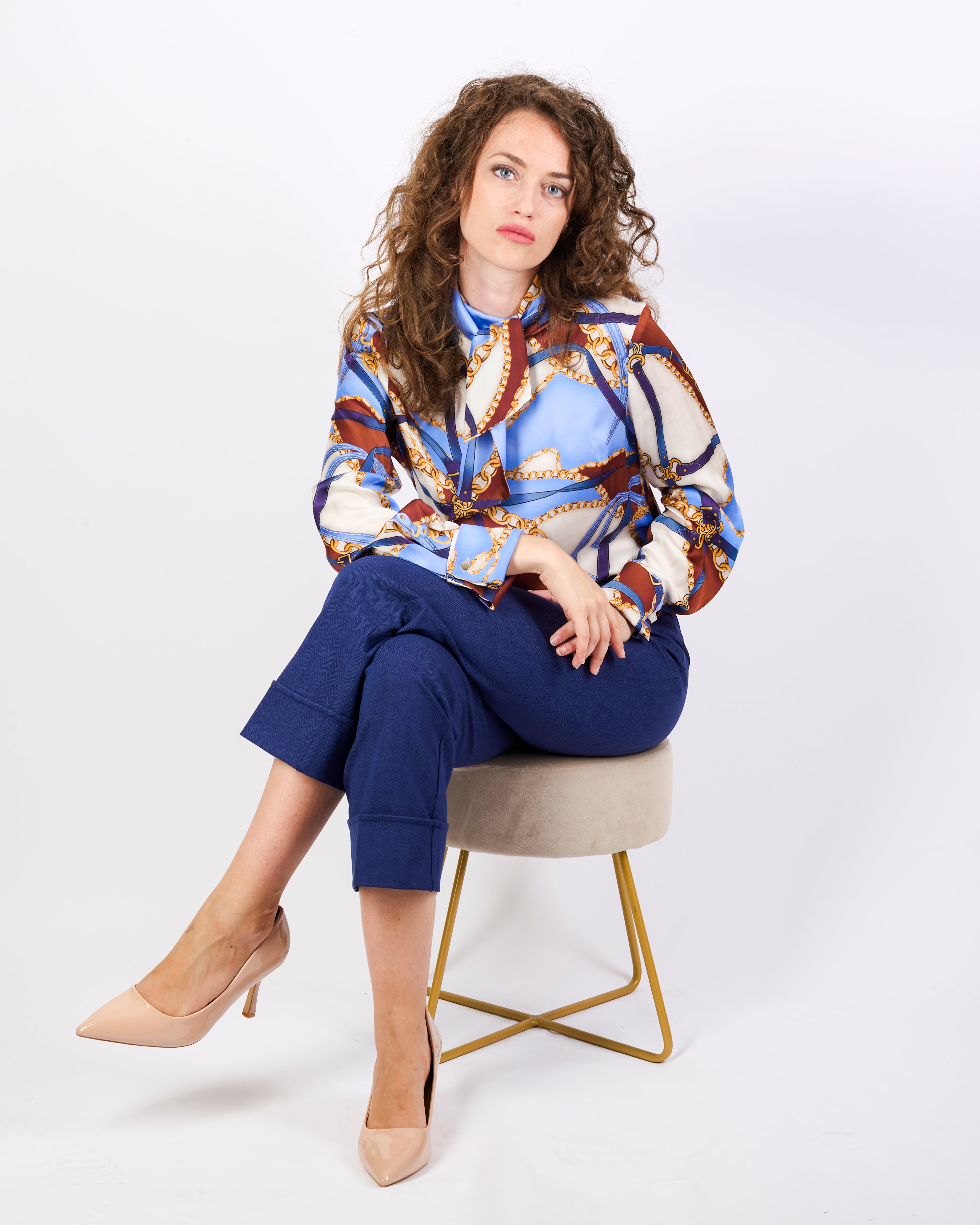 Casacca in viscosa fantasia CATENA