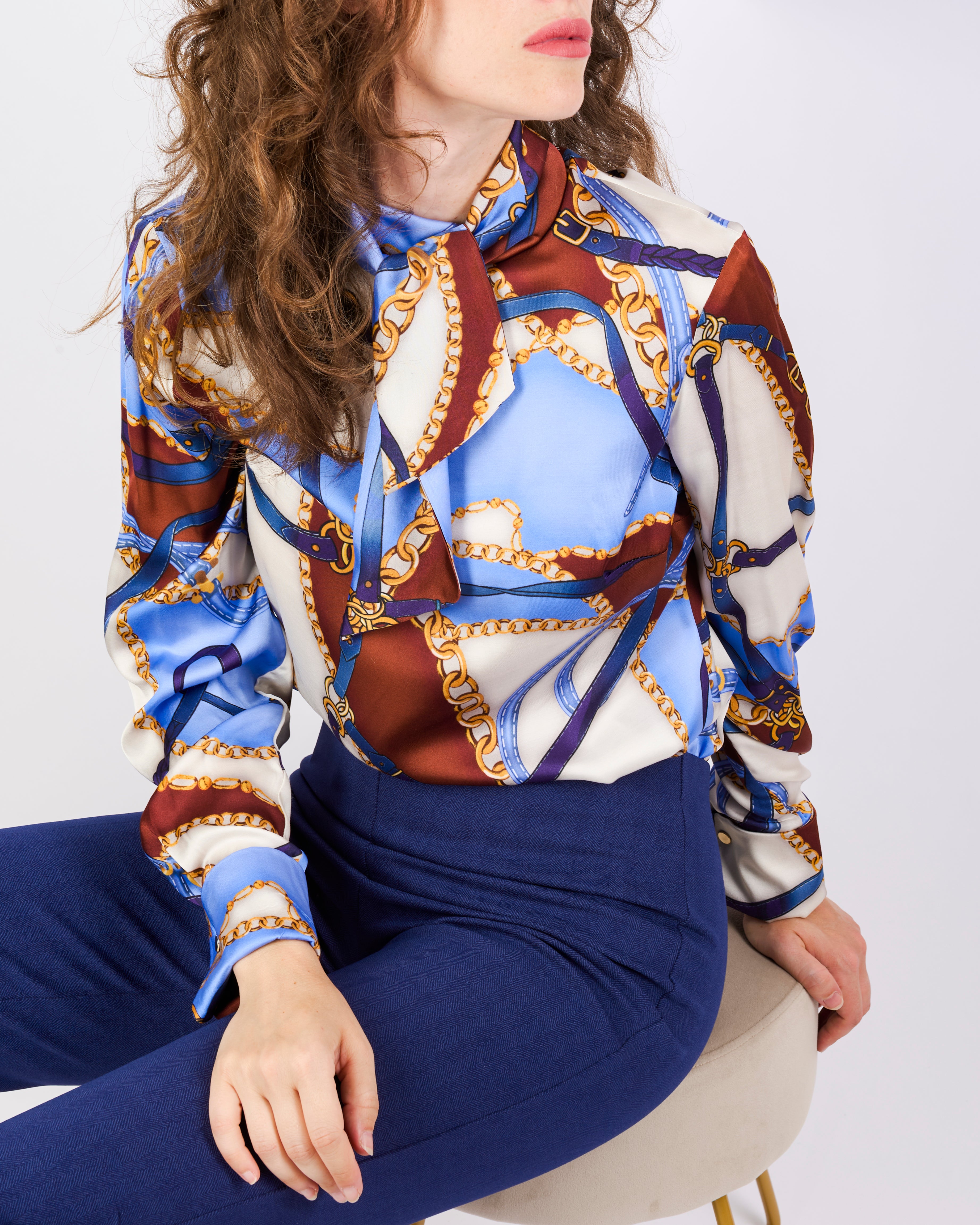 Casacca in viscosa fantasia CATENA