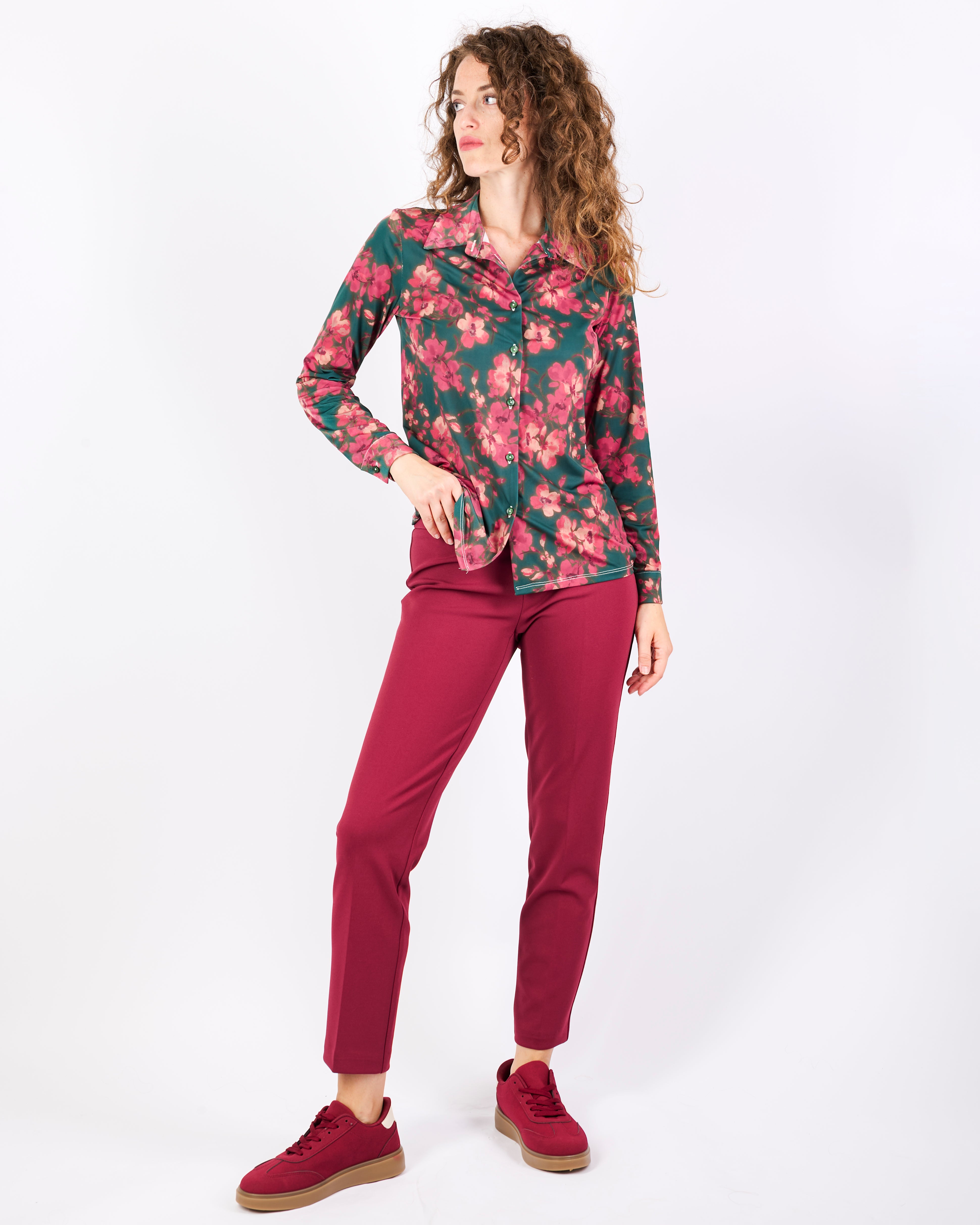 Camicia in jersey fantasia ORLANDO