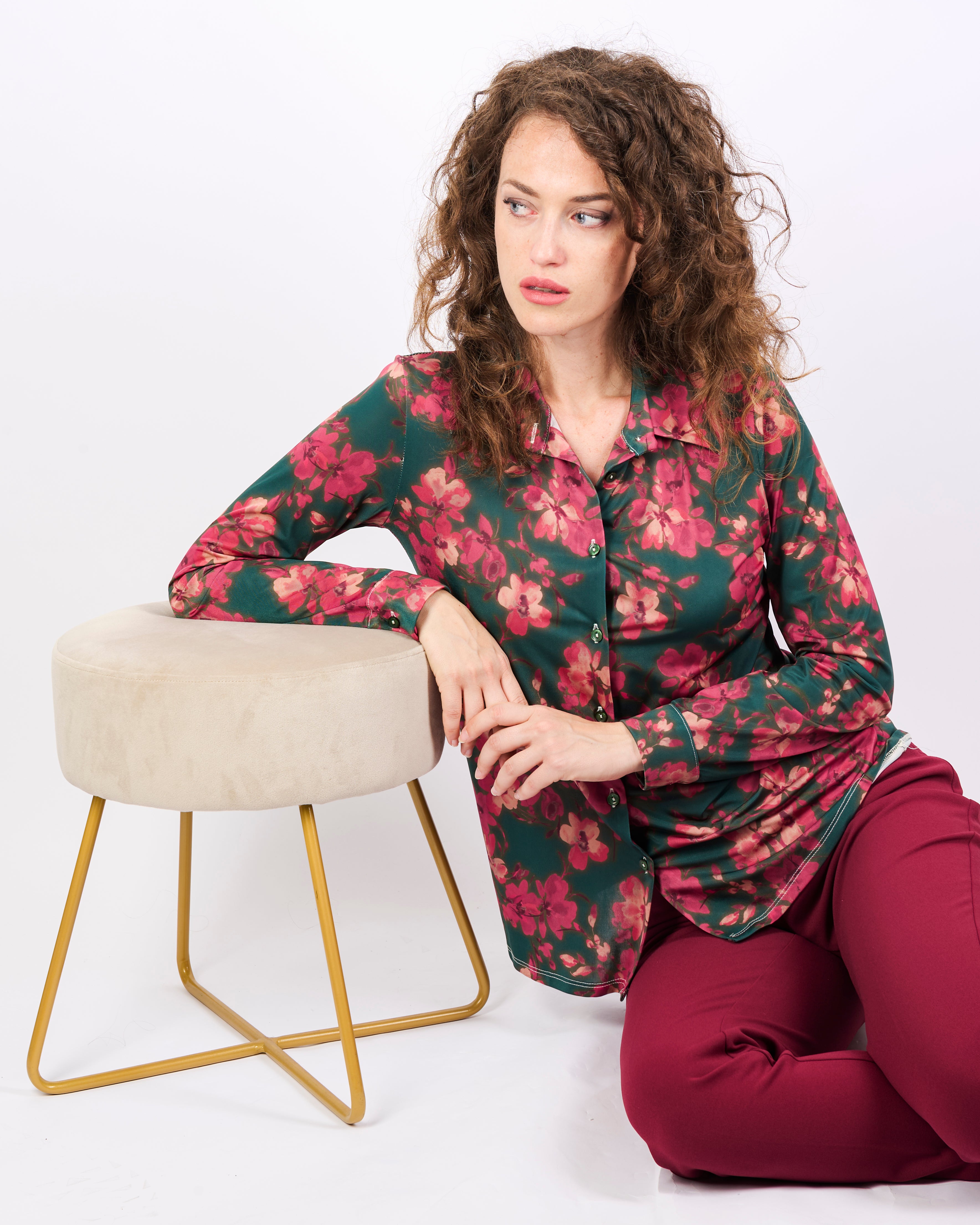 Camicia in jersey fantasia ORLANDO