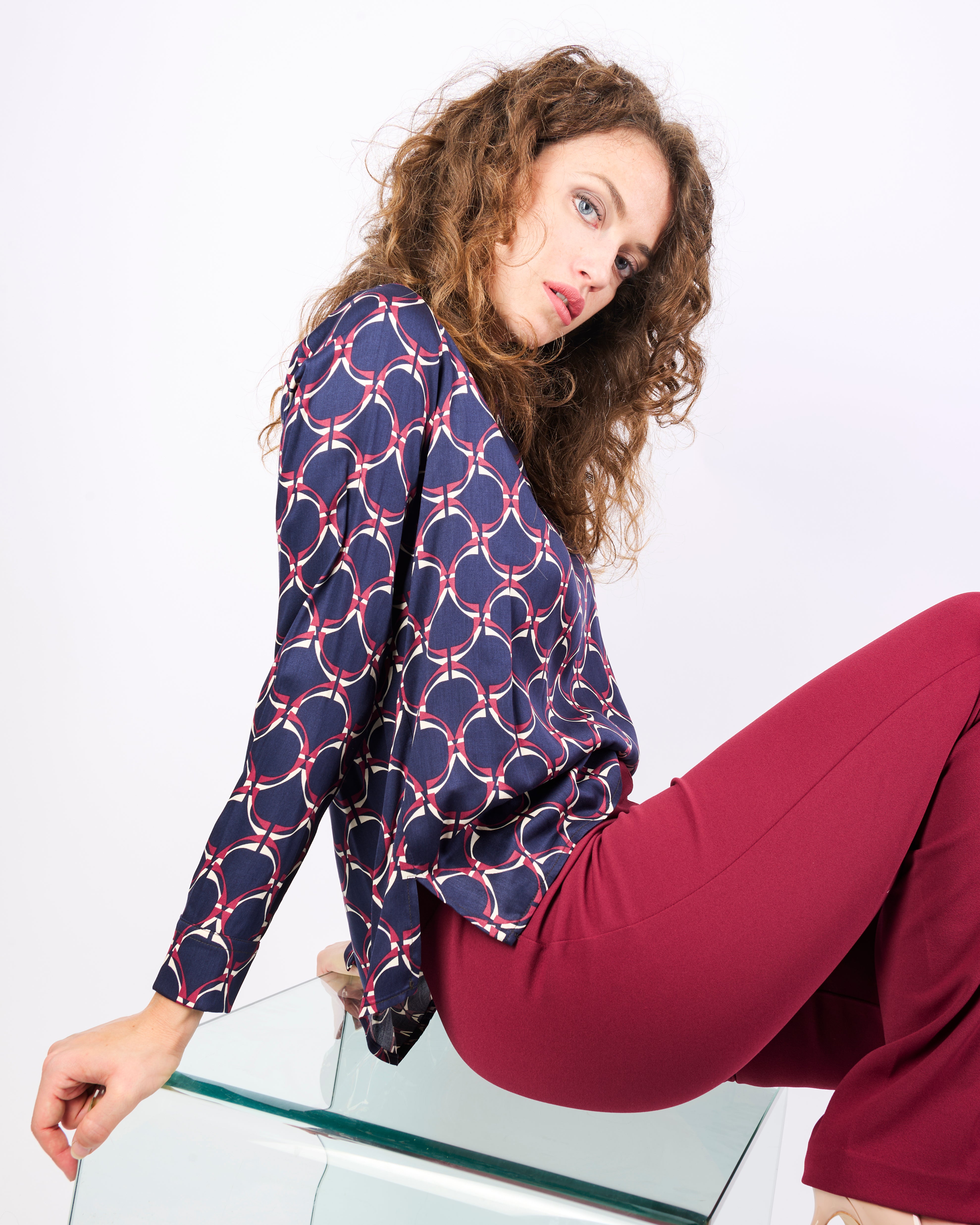 Casacca in viscosa fantasia DALLAS