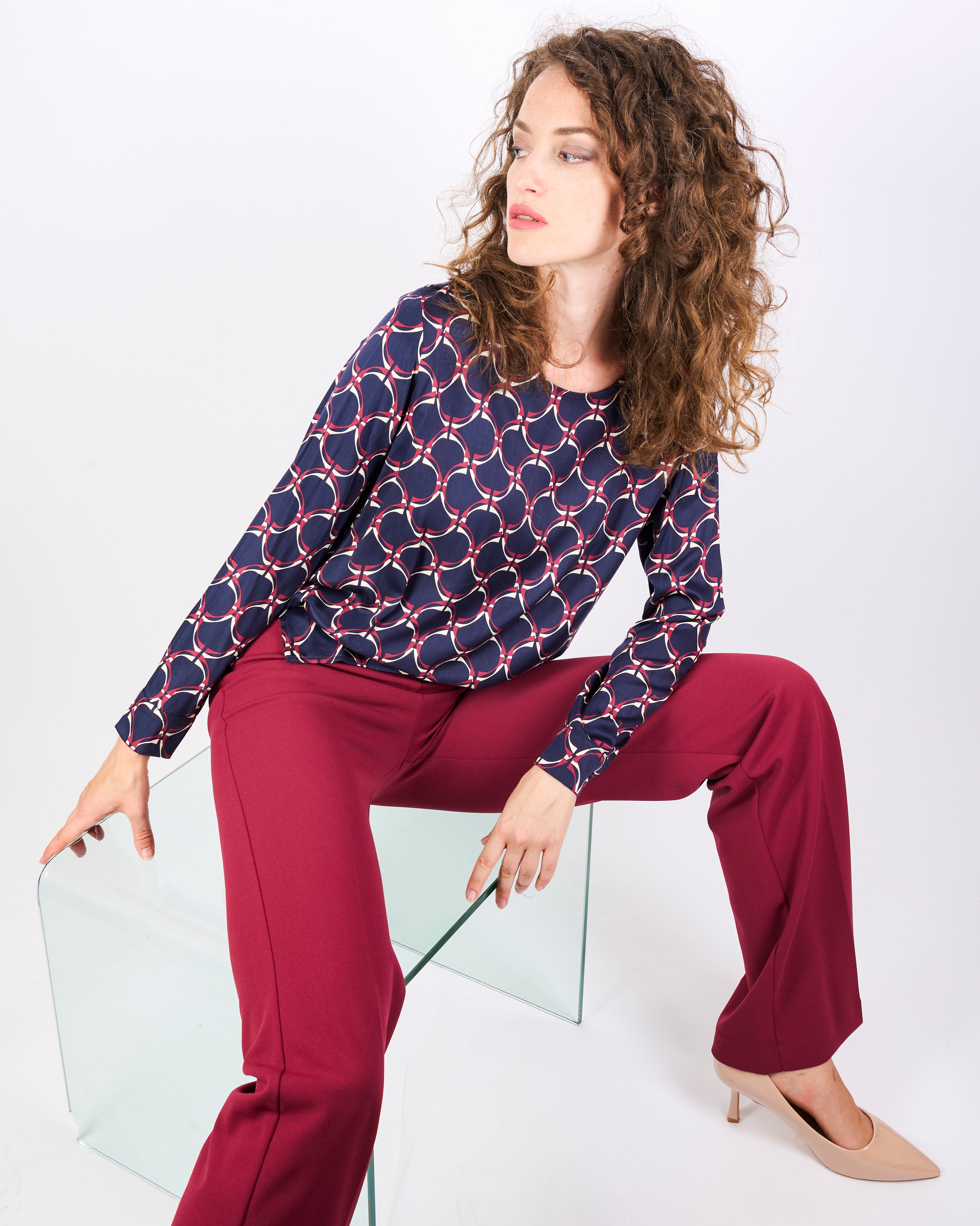 Casacca in viscosa fantasia DALLAS