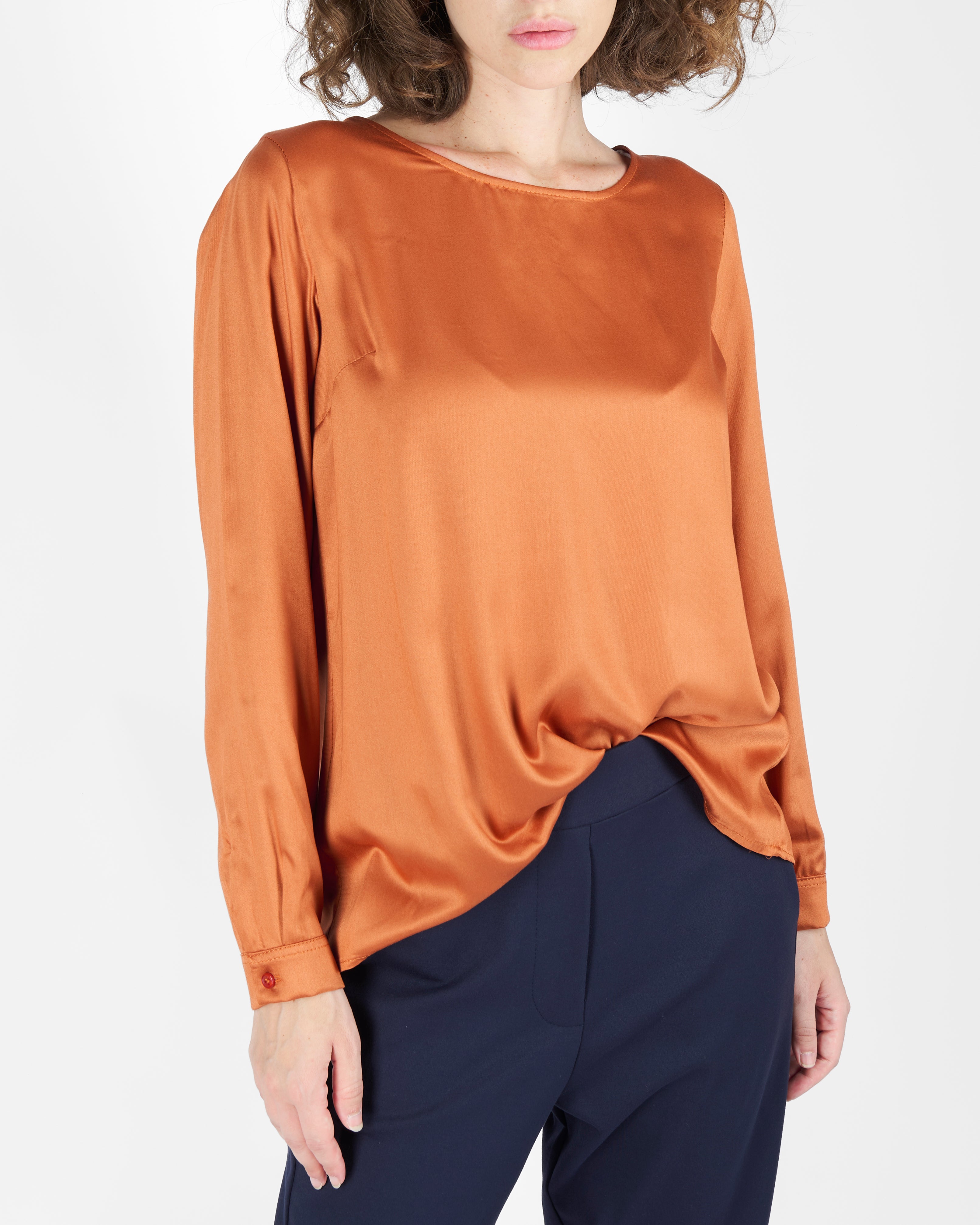 Casacca in viscosa con polsino CAROLINA UNITO