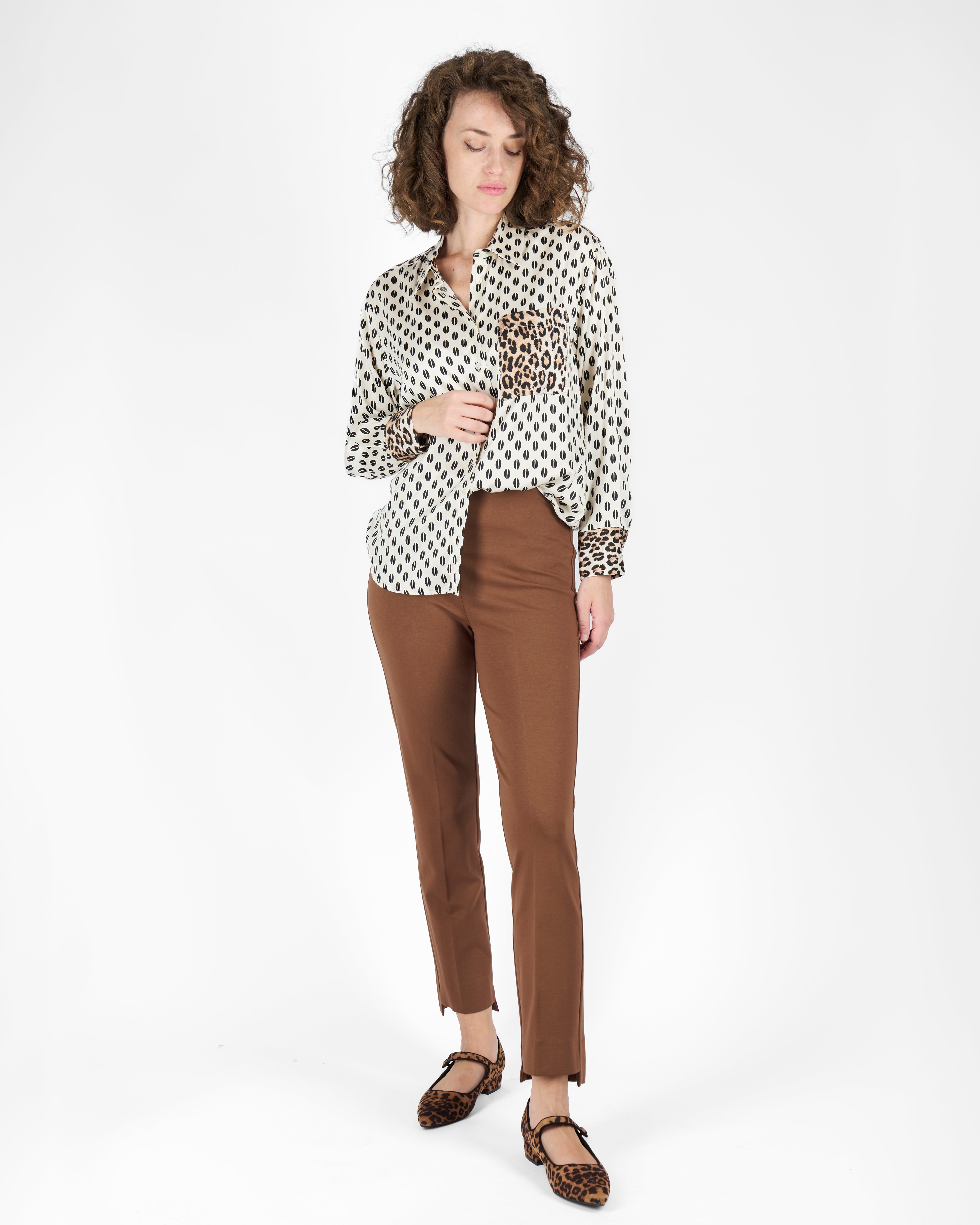 Camicia in viscosa fantasia 24-529
