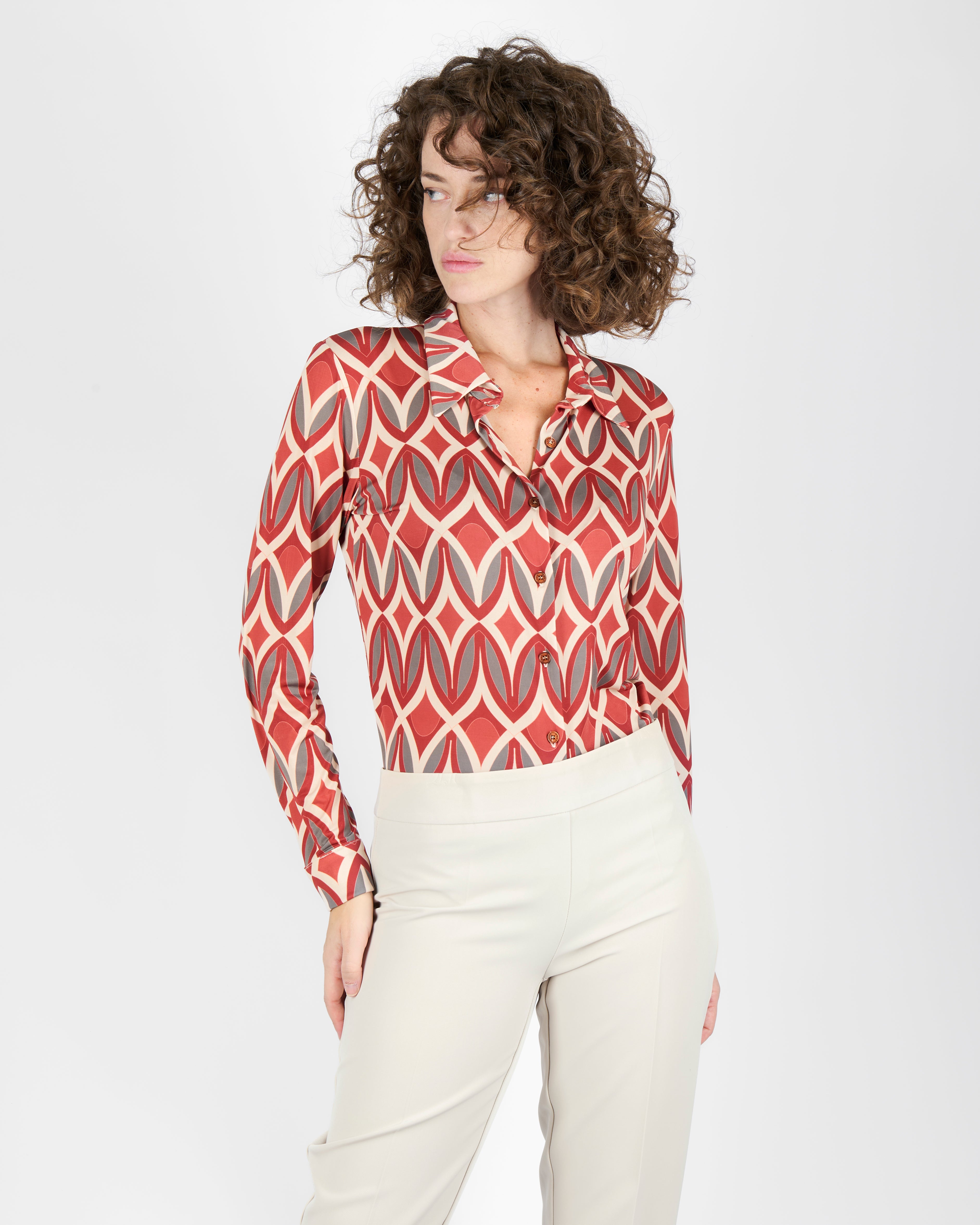 Camicia jersey fantasia SIPARIO