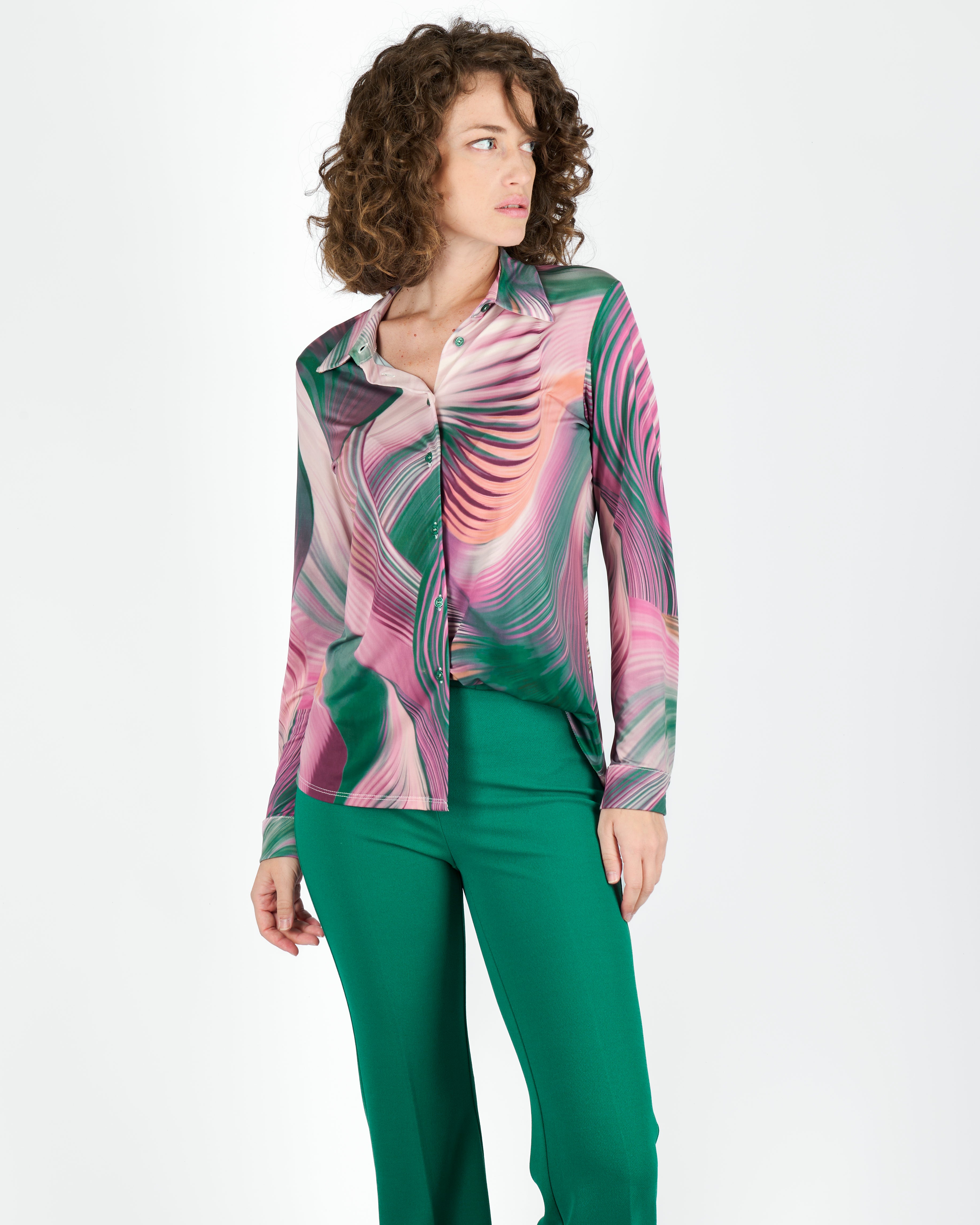 Camicia jersey fantasia SIGILLO