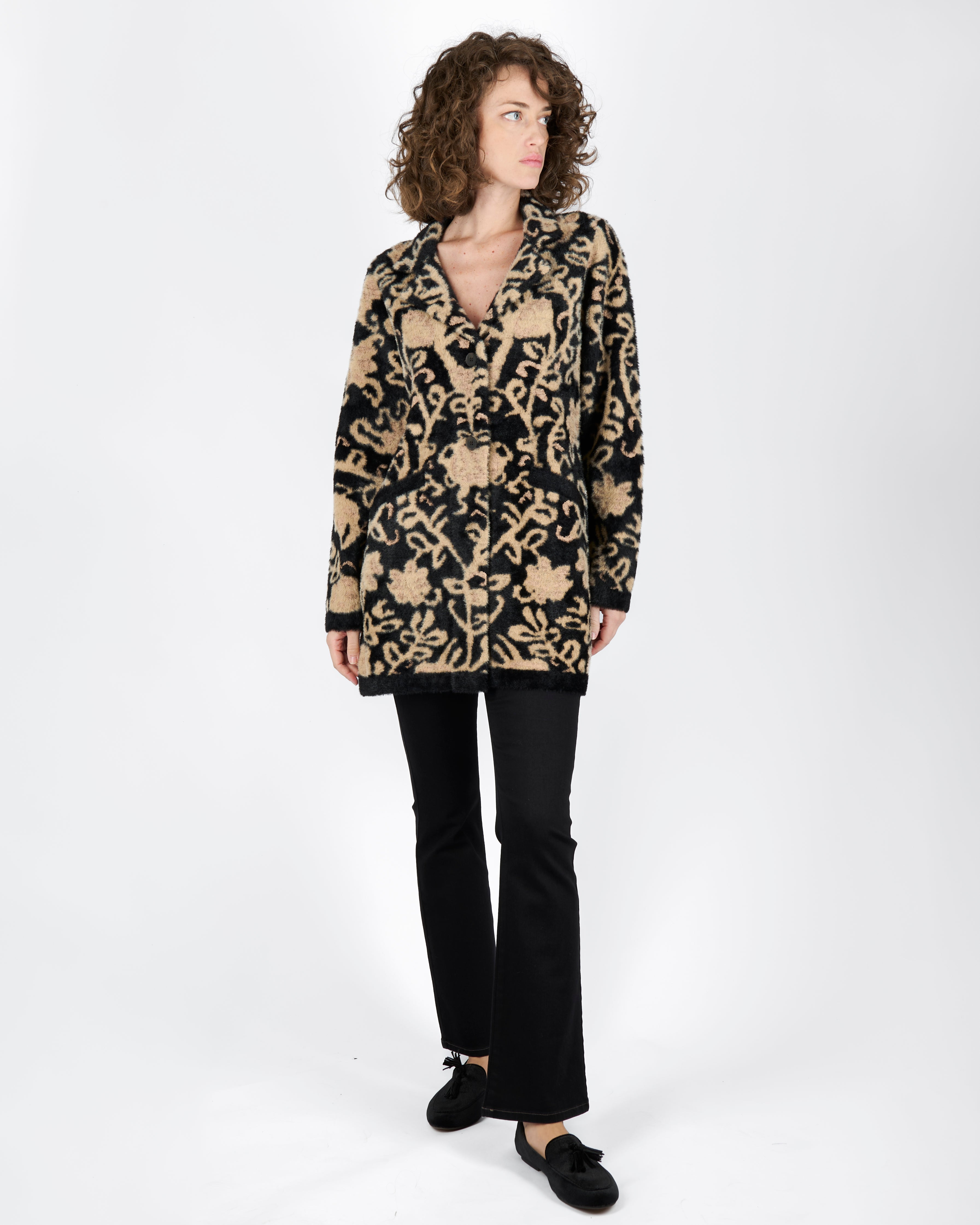 Cappottino corto fantasia macula 2232