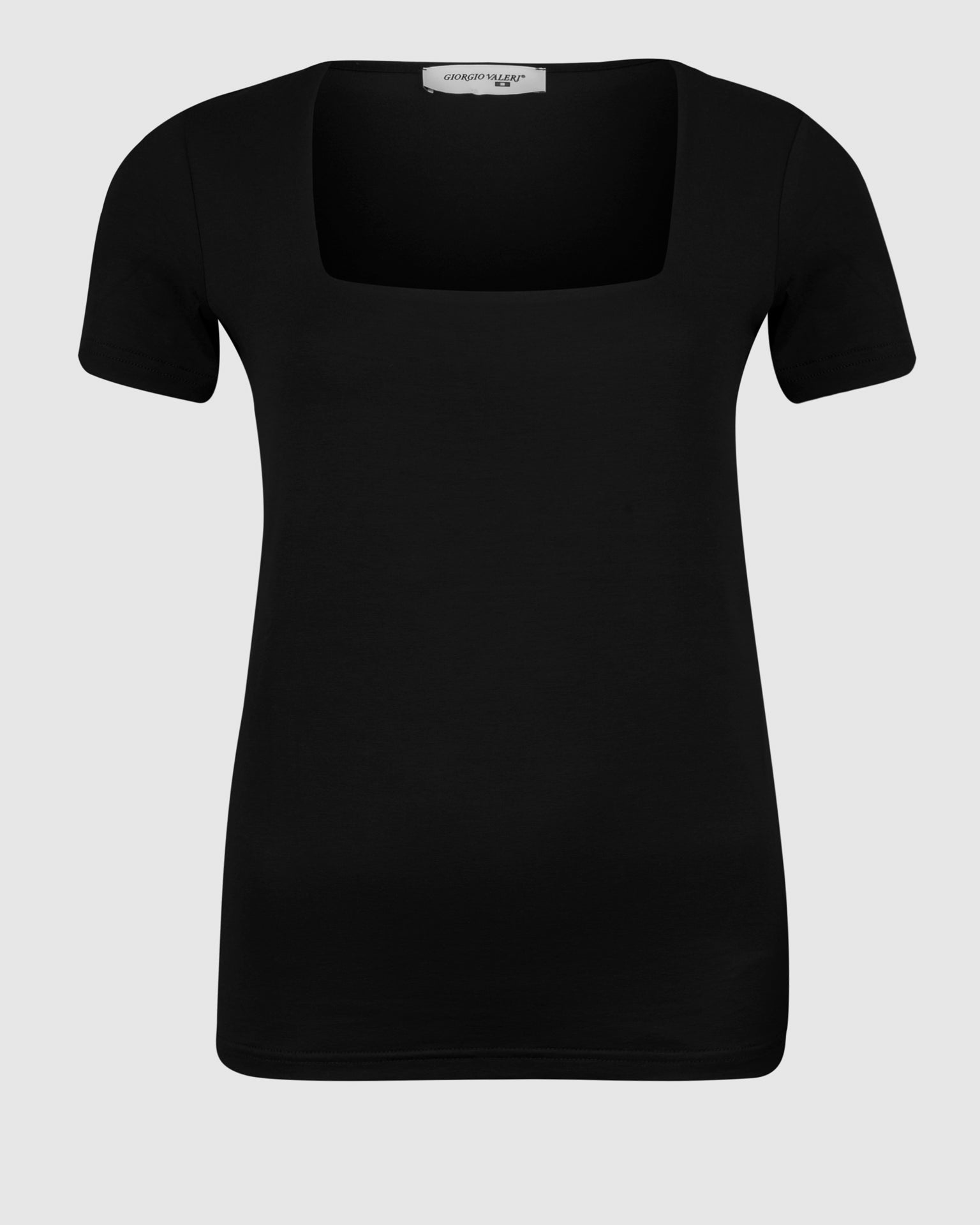 Maglia in viscosa scollo quadro C400