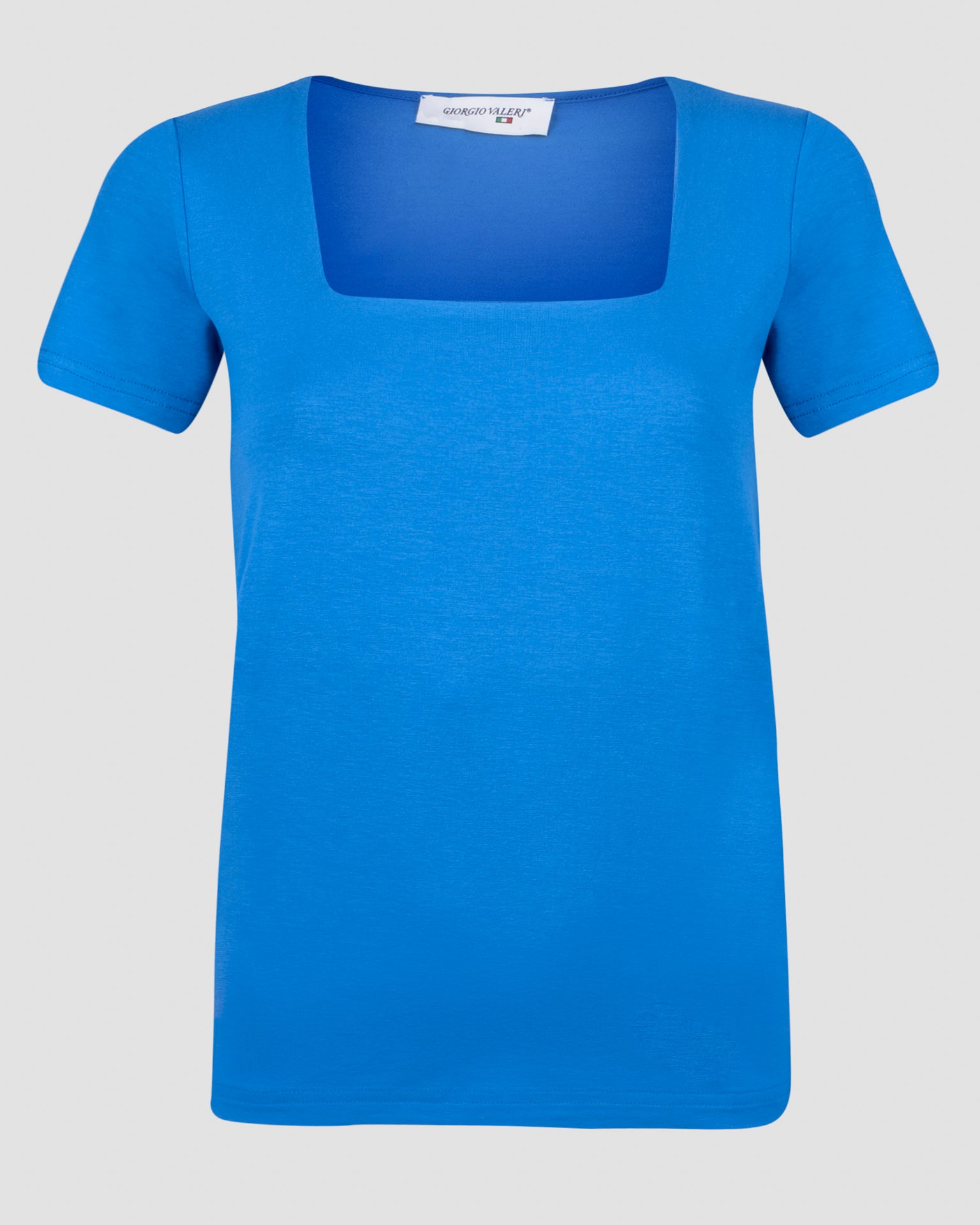 Maglia in viscosa scollo quadro C400