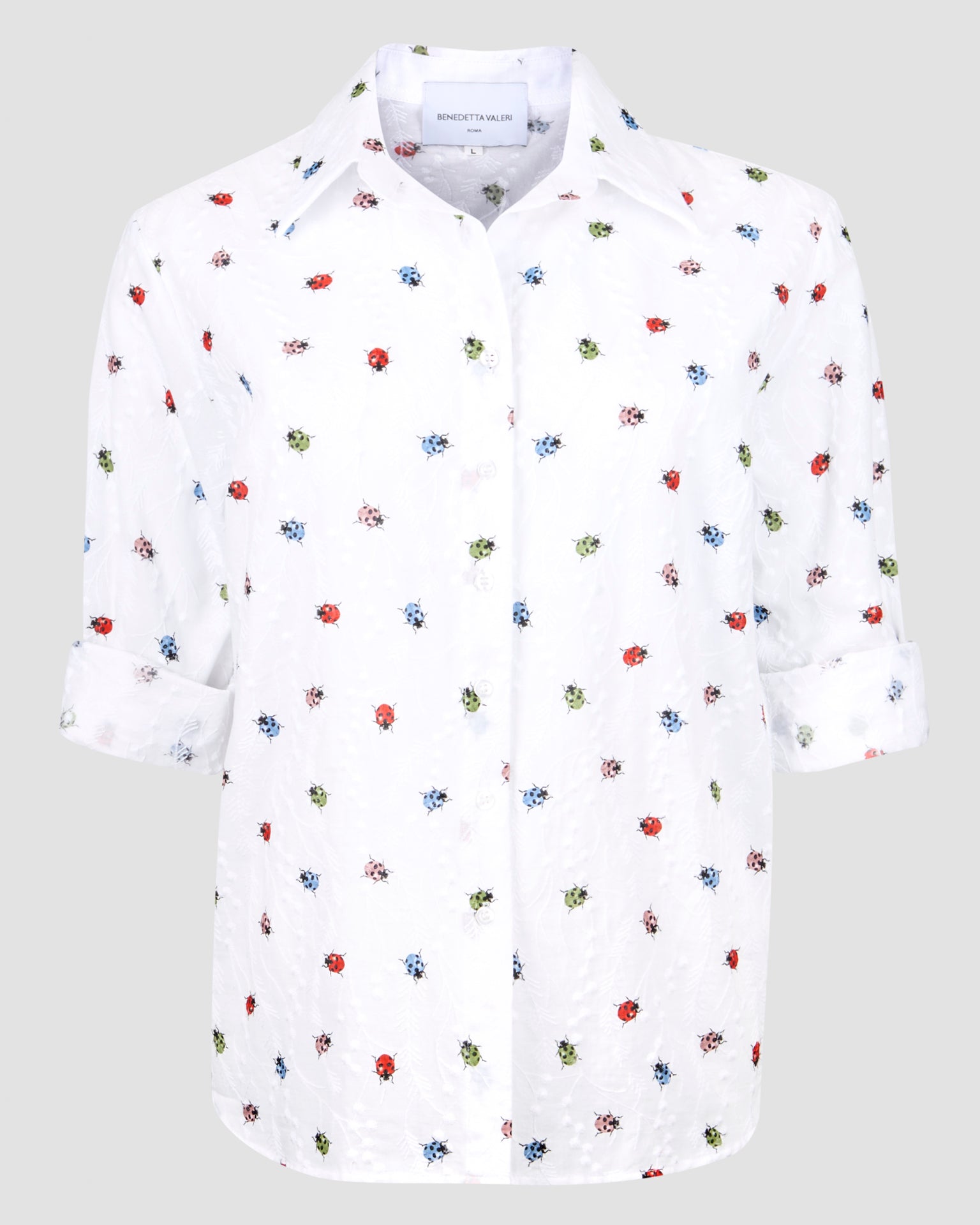 Camicia in cotone fantasia COCCINELLA
