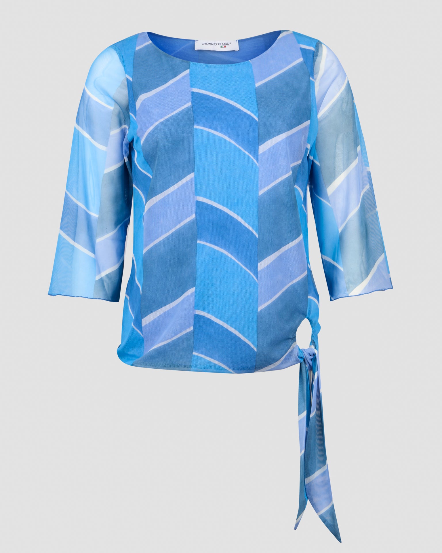 Maglia in tulle fantasia 152