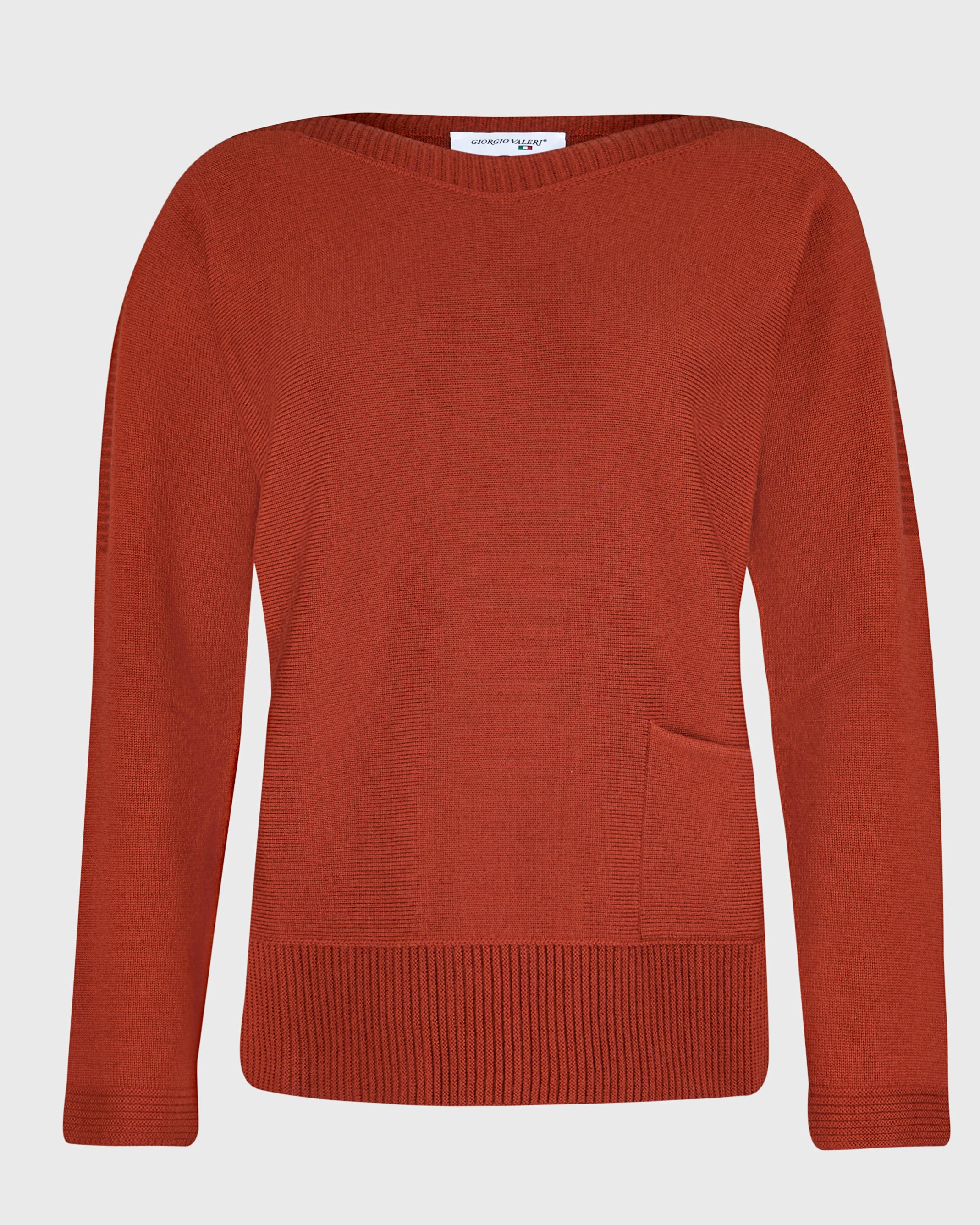 Maglia scollo barchetta tasca links AZ 9119