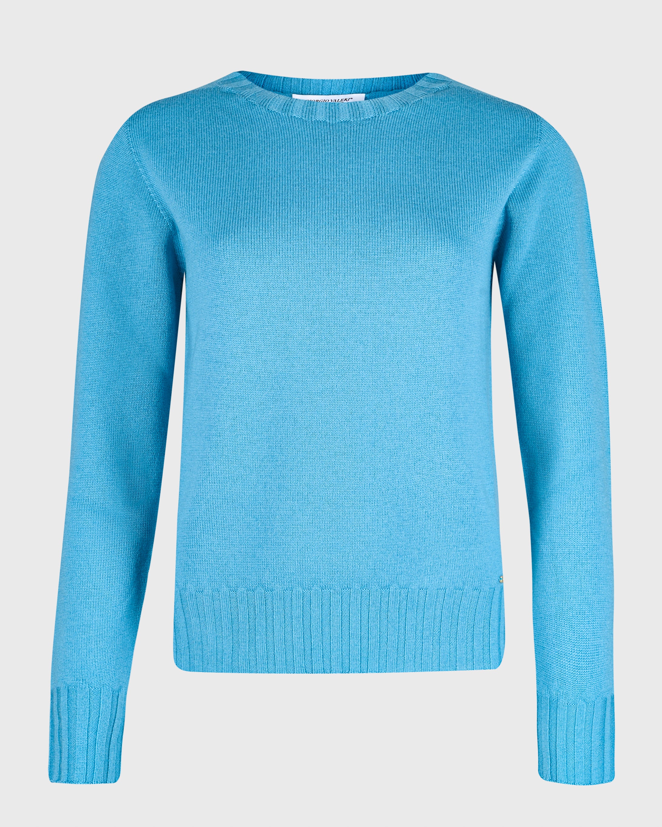 Maglia giro pura lana rasata Z 7238