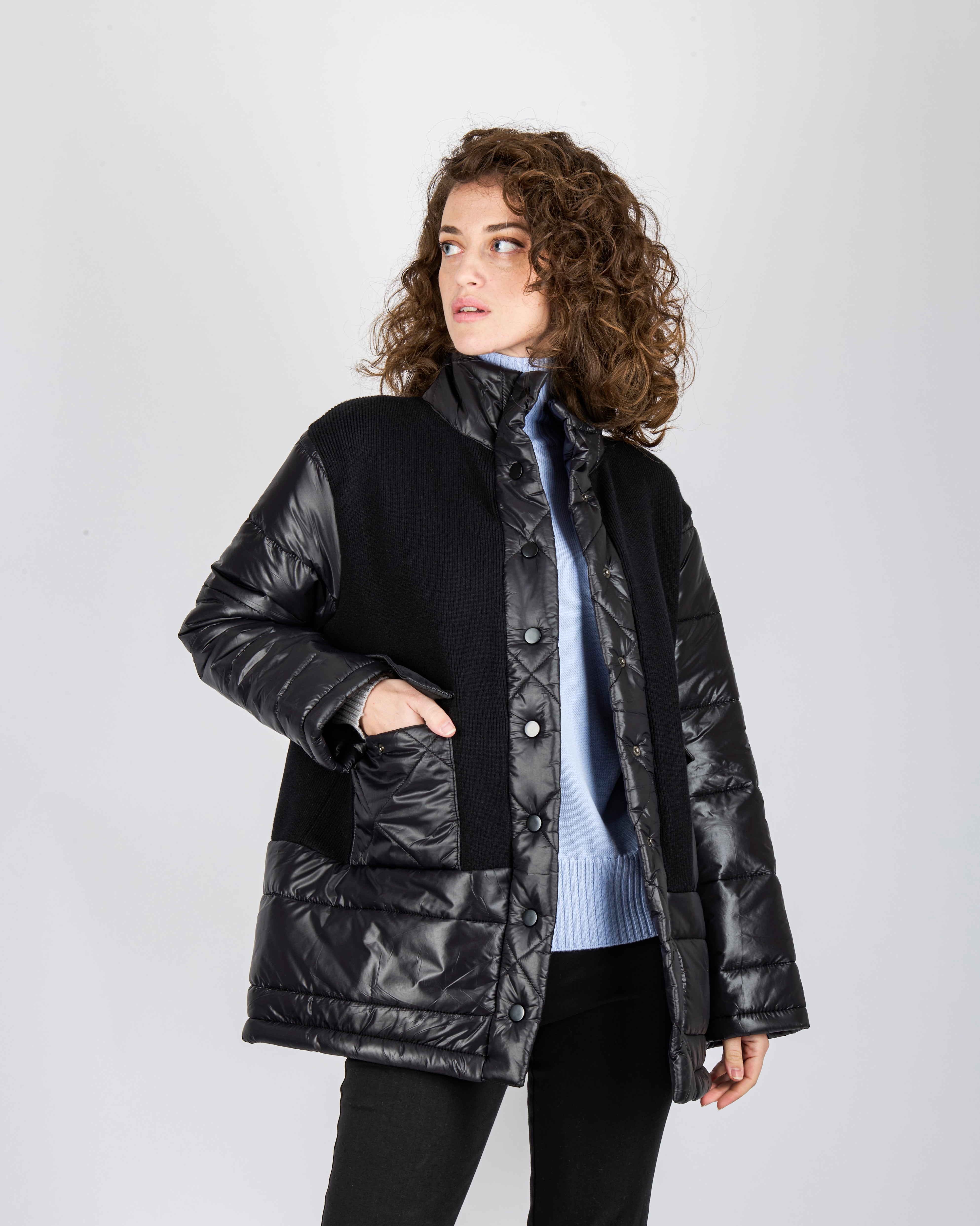 Giacca piumino con tasche WFE2122