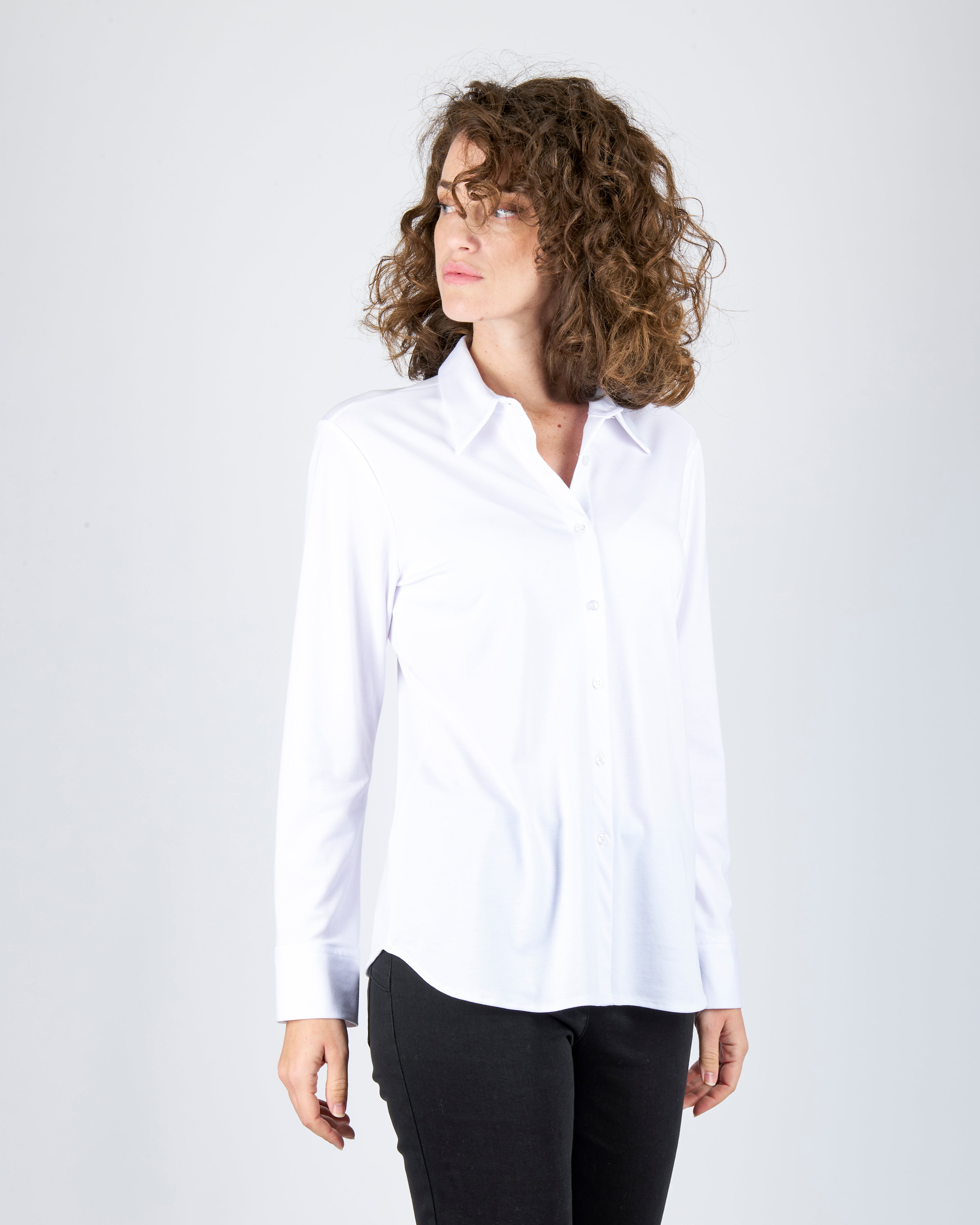 Camicia unita jersey viscosa 24142