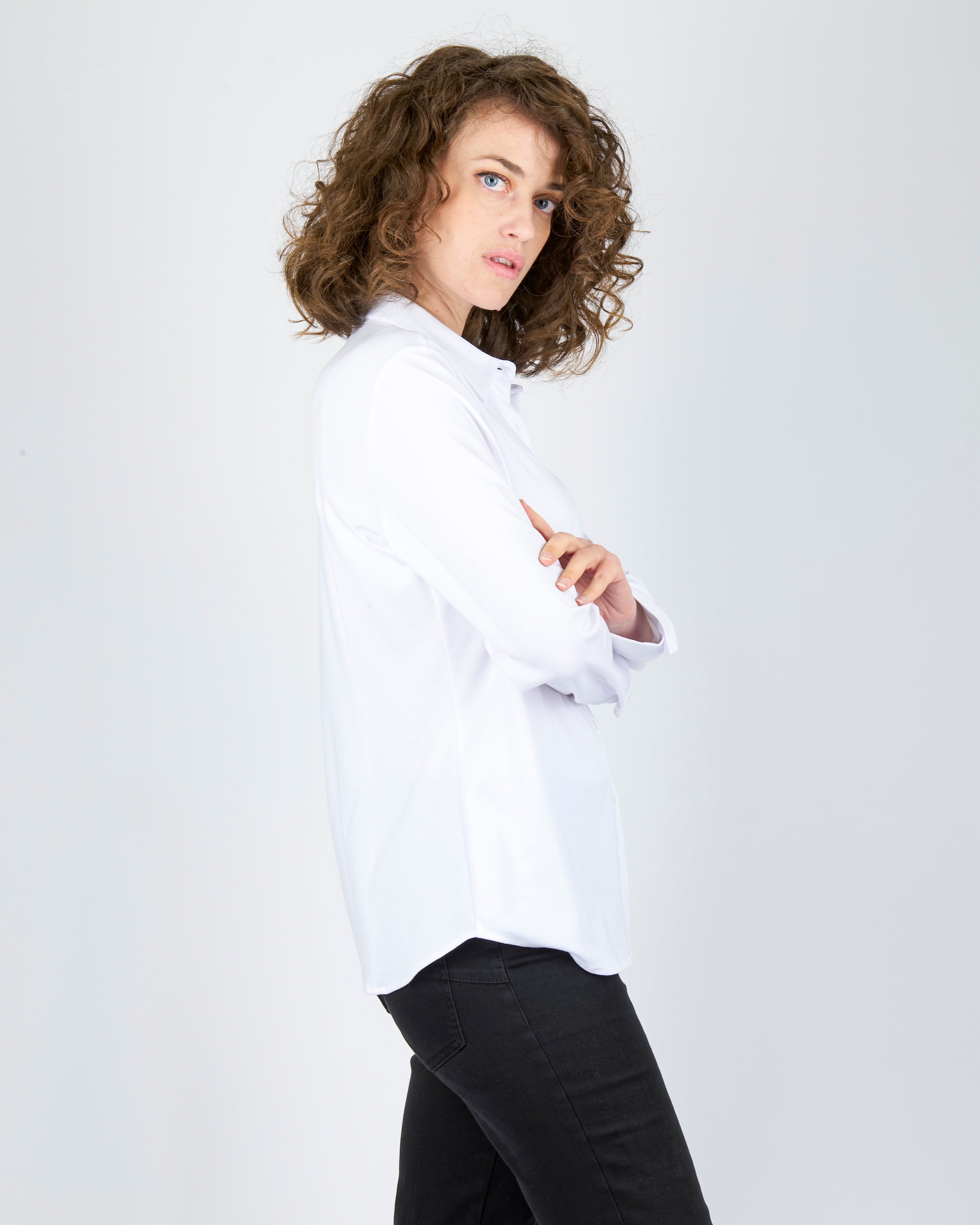 Camicia unita jersey viscosa 24142