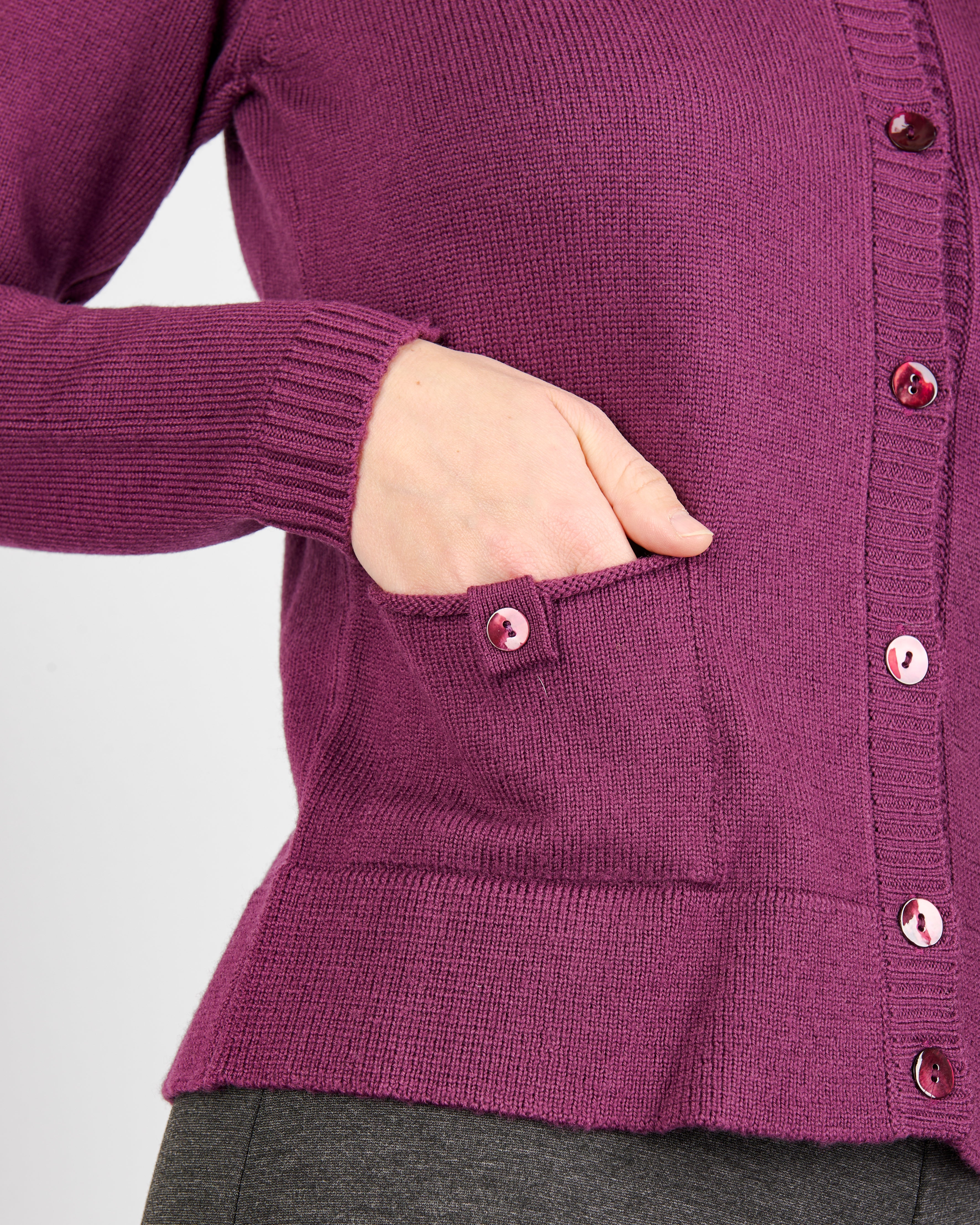 Giacca pura lana aperta tasche e bottoni Z5348/BN