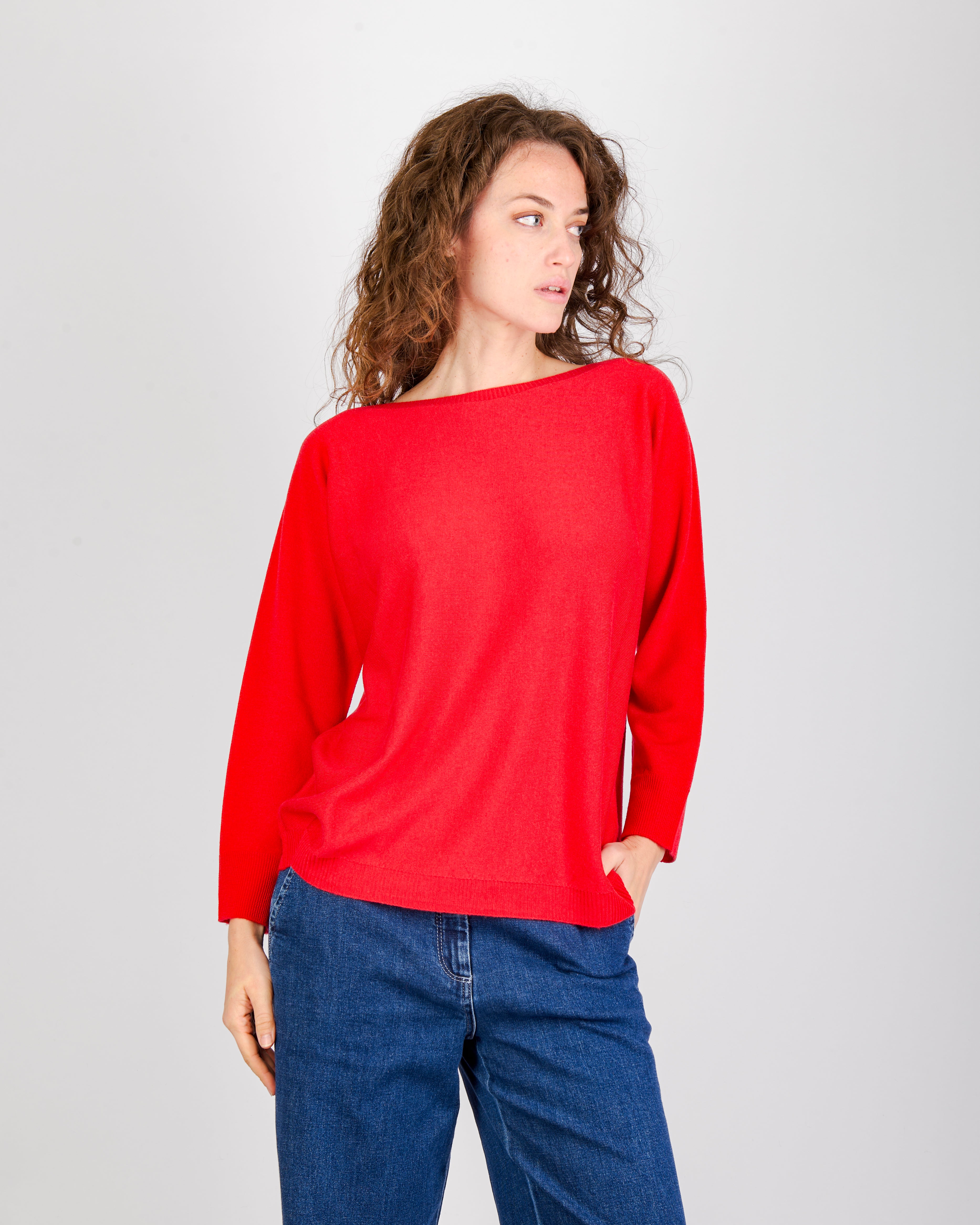 Maglia scatoletta pura lana 25CA265