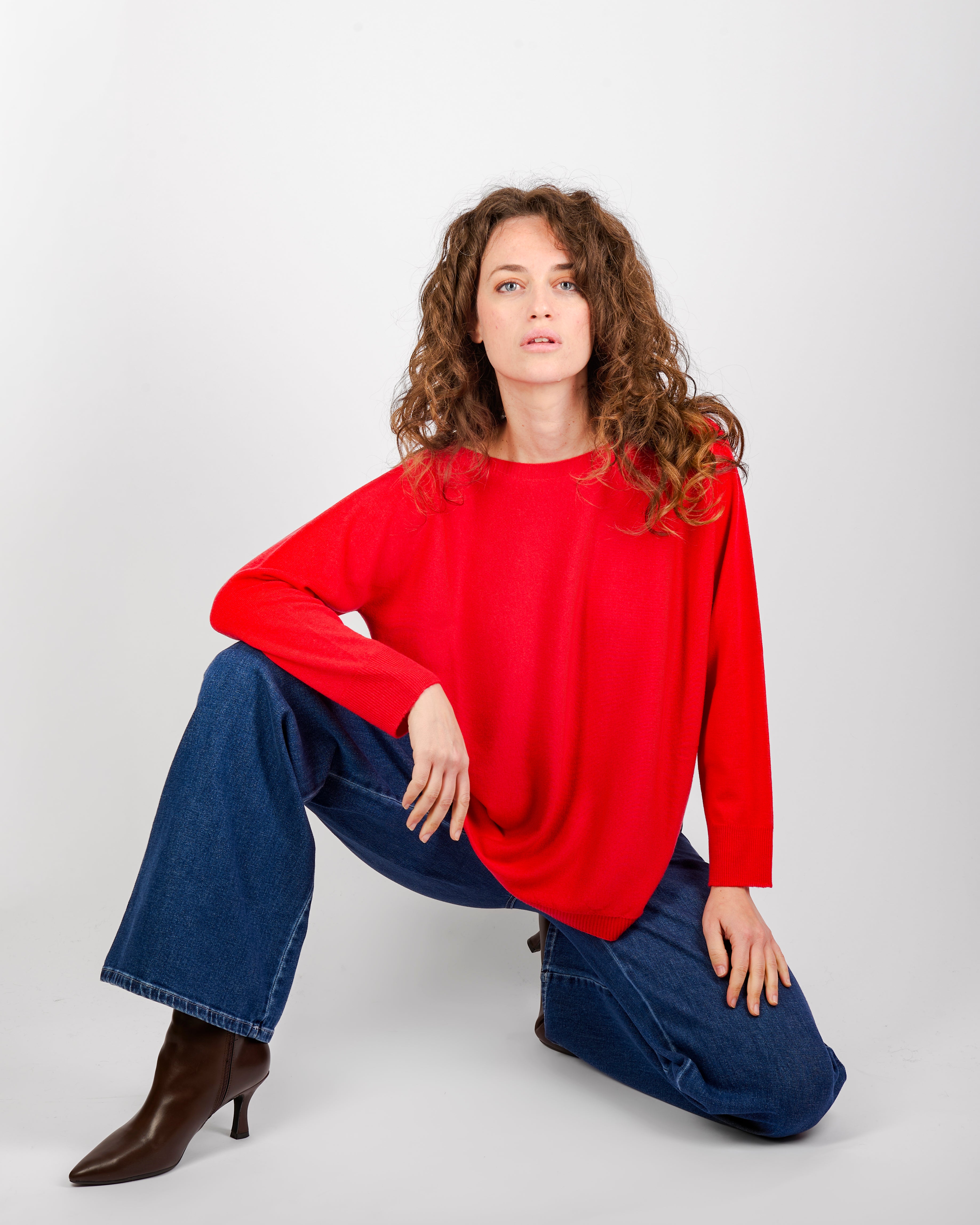 Maglia scatoletta pura lana 25CA265