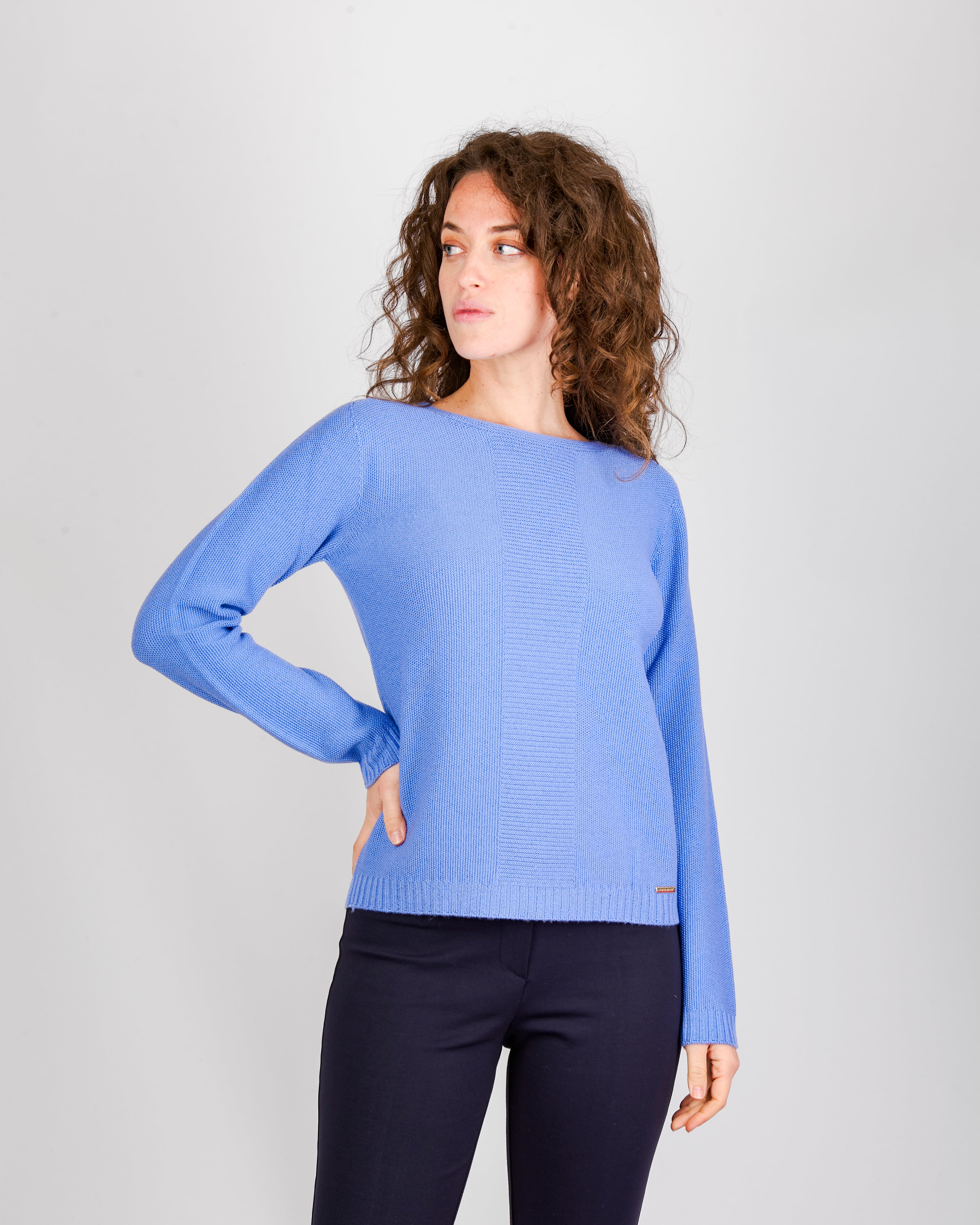 Girocollo grana di riso pura lana CL 1946