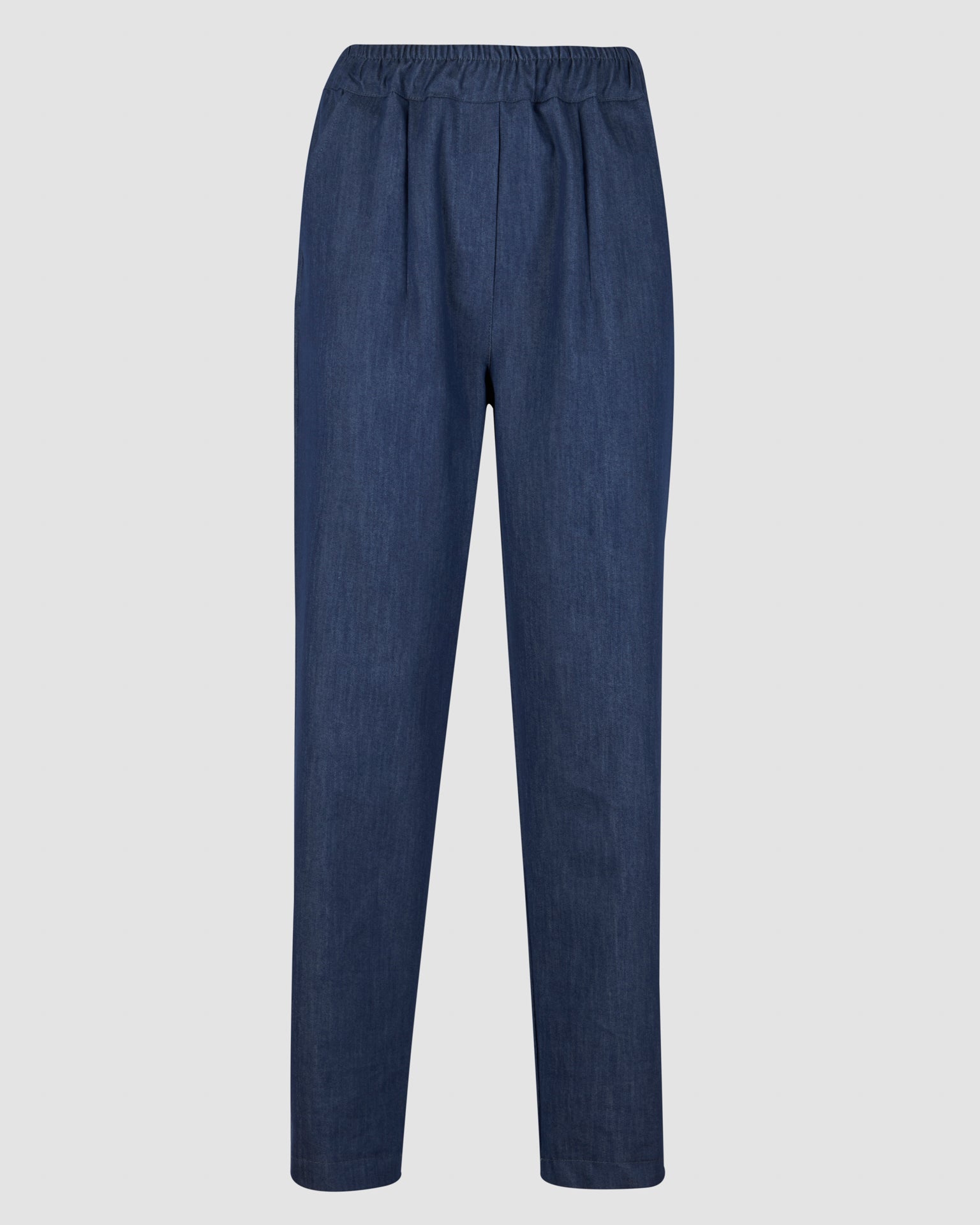 Pantalone tela jeans elastico dietro G154/23